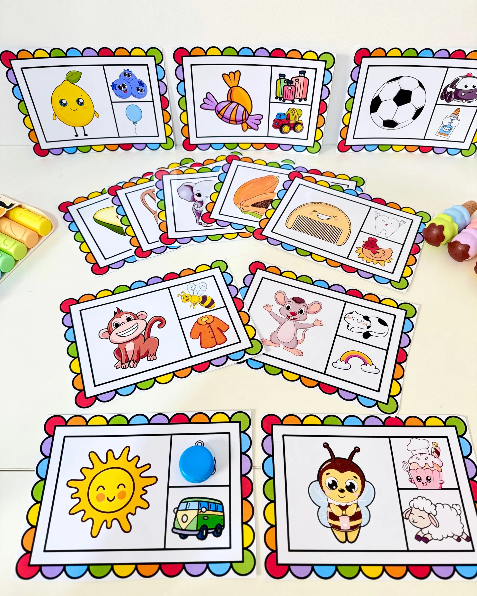 Imagem da galeria 1 de Fichas de Rimas para Educação Infantil e Anos Iniciais