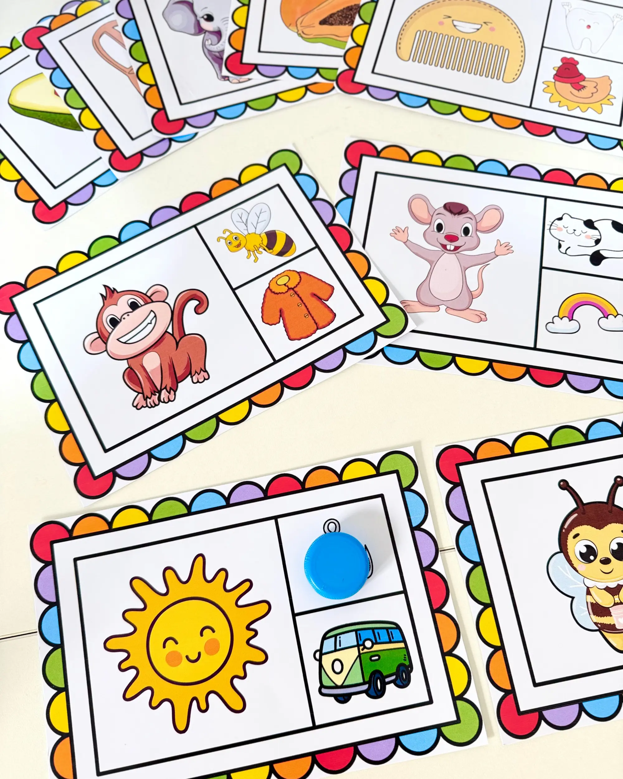 Imagem da galeria 2 de Fichas de Rimas para Educação Infantil e Anos Iniciais