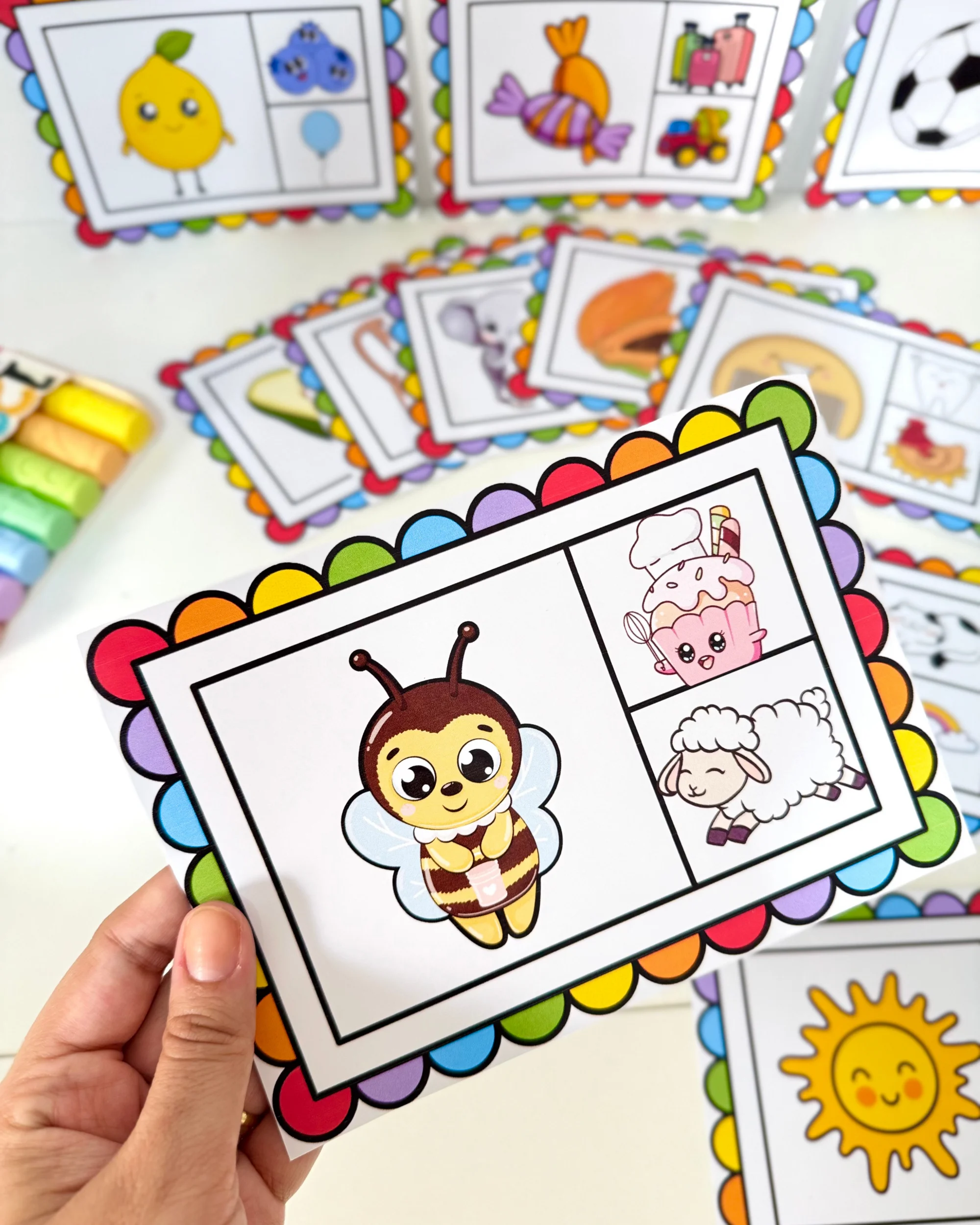 Imagem da galeria 3 de Fichas de Rimas para Educação Infantil e Anos Iniciais