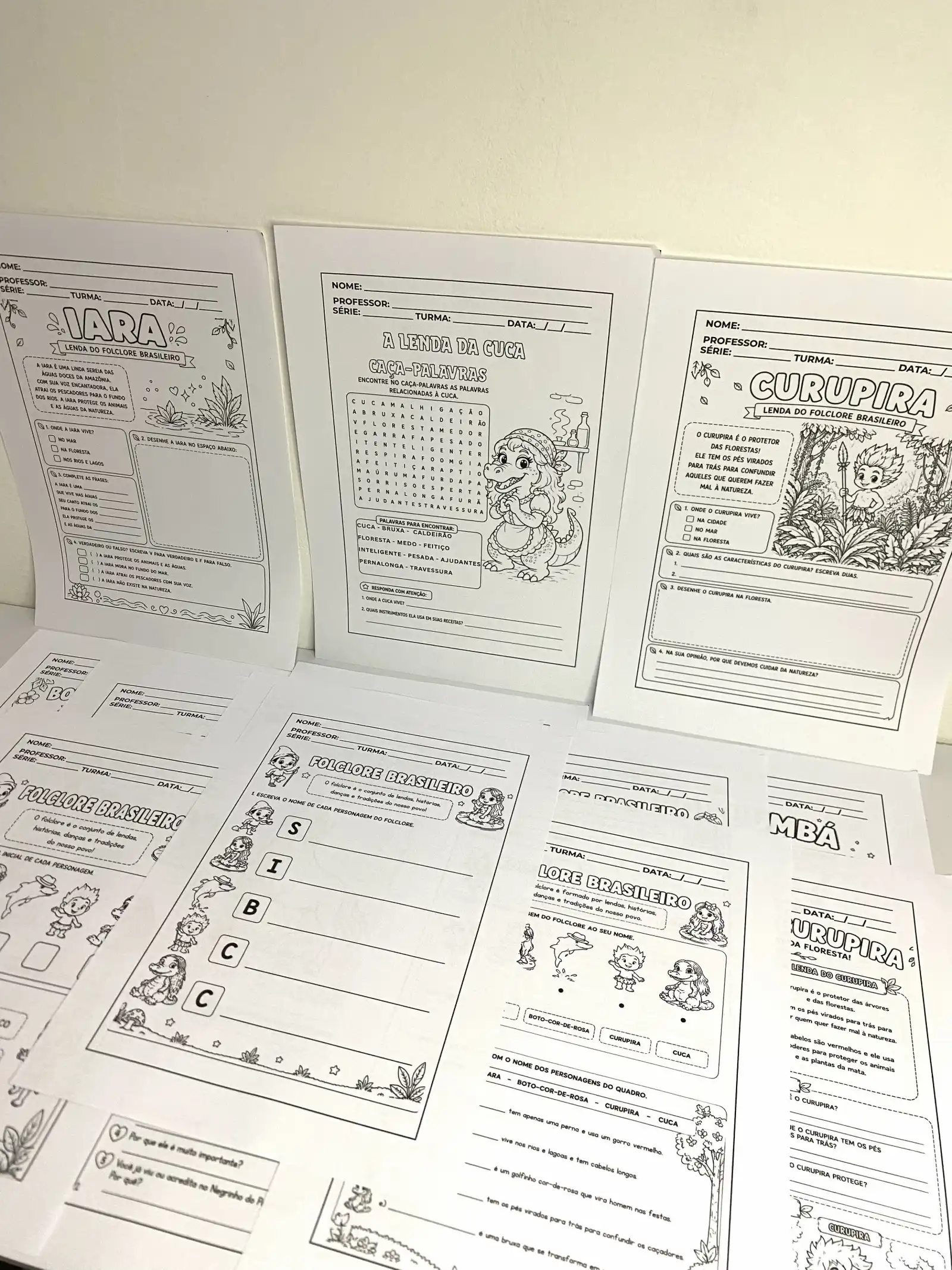 Imagem da galeria 2 de Kit de Atividades — Folclore Brasileiro | 1º e 2º Ano