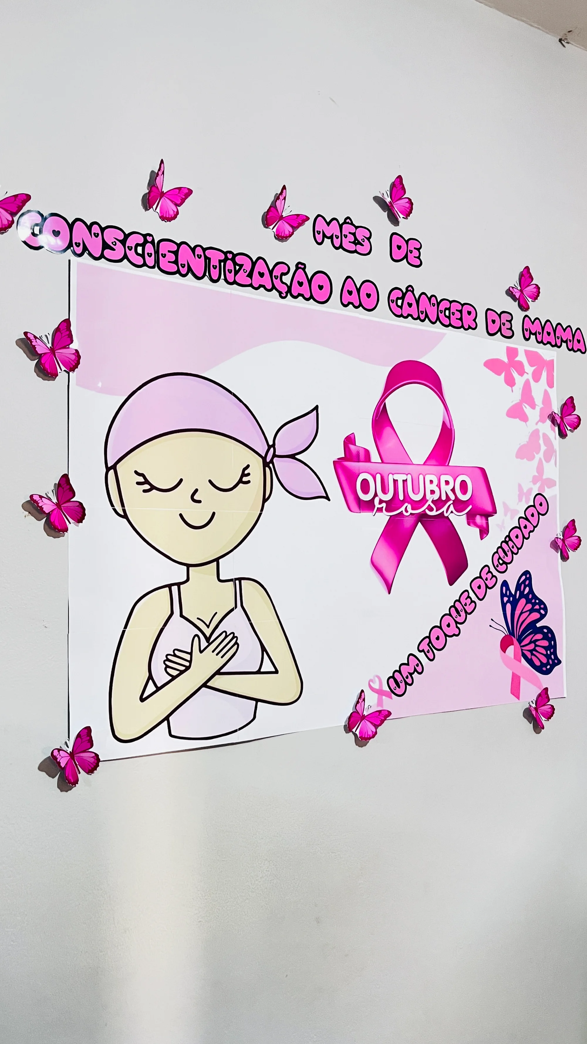 Painel Outubro Rosa – Material Pedagógico