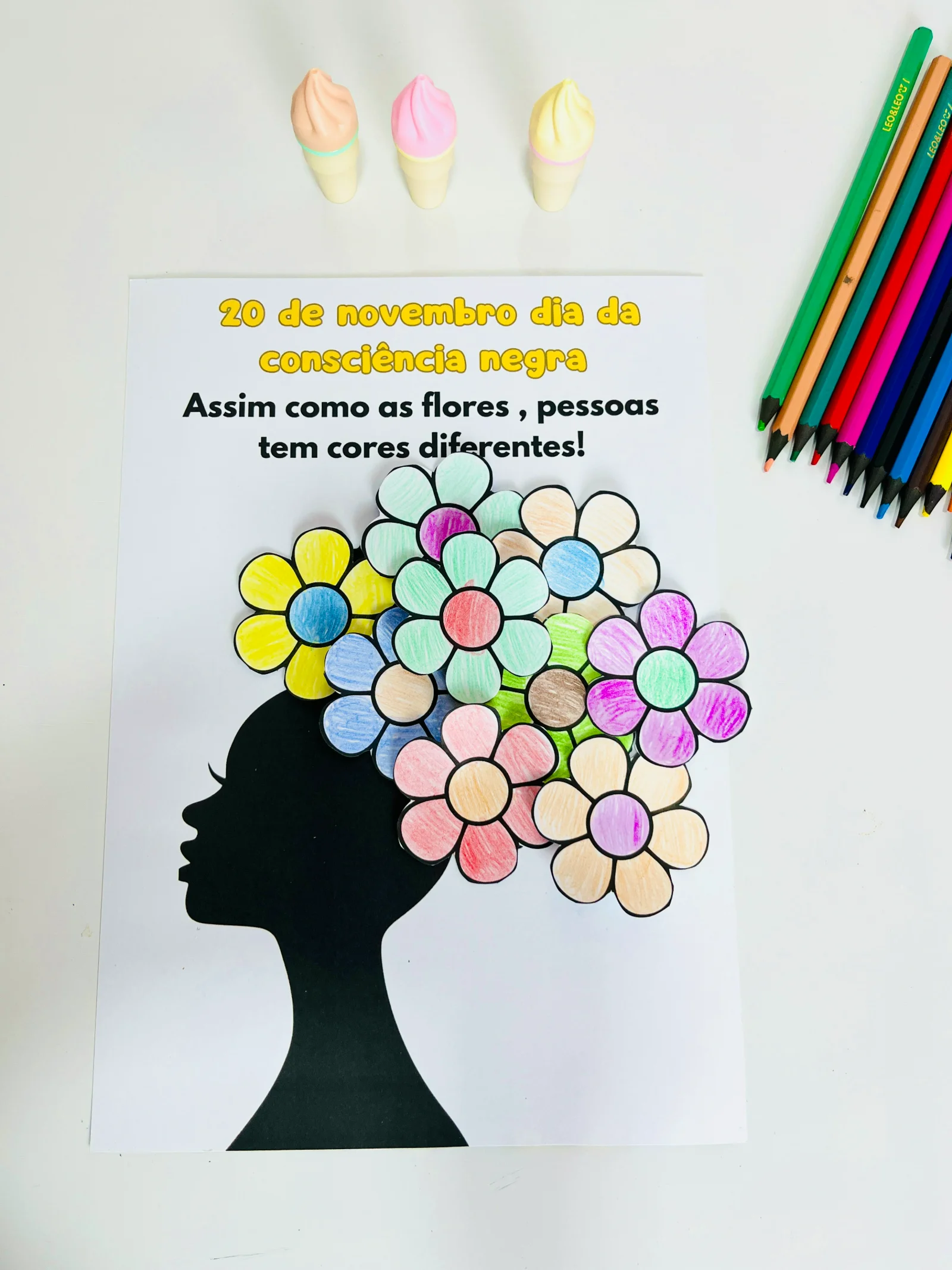 Imagem da galeria 2 de 🖤 Dia da Consciência Negra — Atividade Infantil para Revenda