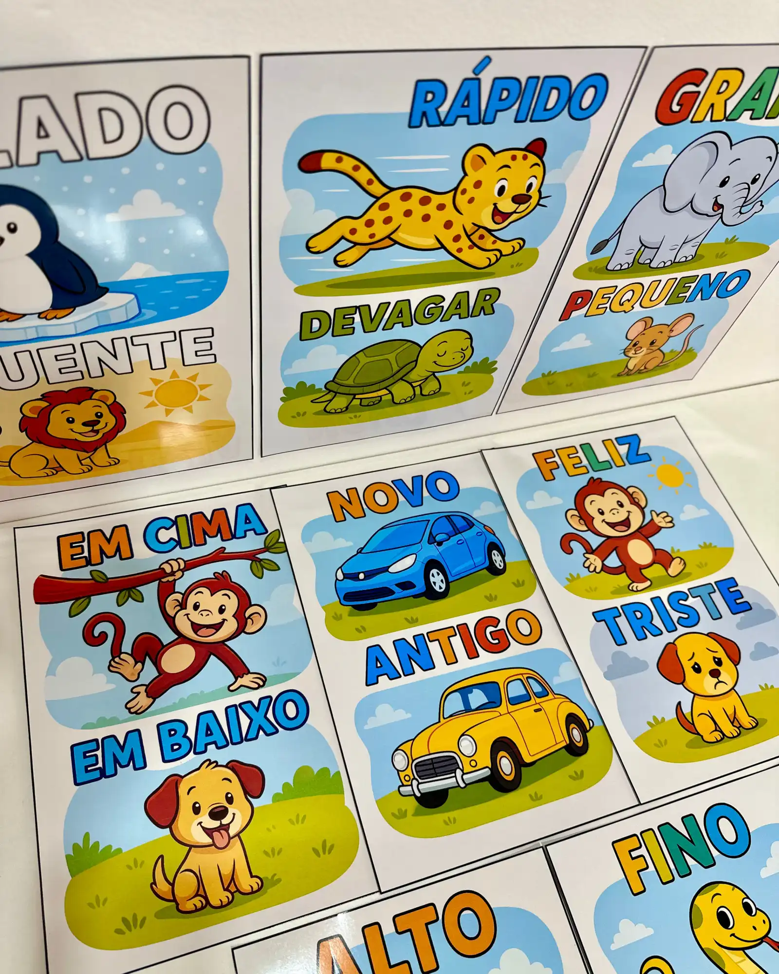 Imagem da galeria 1 de Fichas ilustradas — Conceitos na Educação Infantil