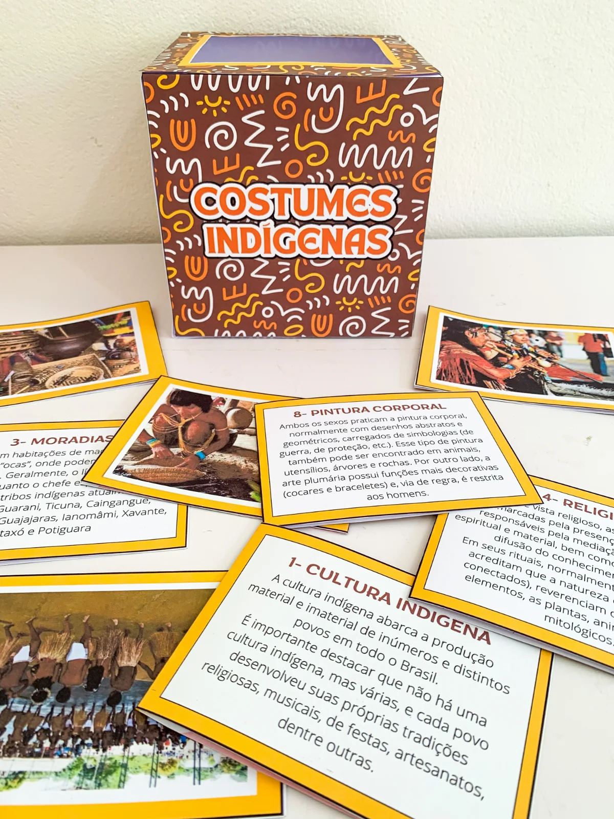 Imagem da galeria 1 de KIT CULTURA INDÍGENA: SABERES QUE ENCANTAM E ENSINAM!