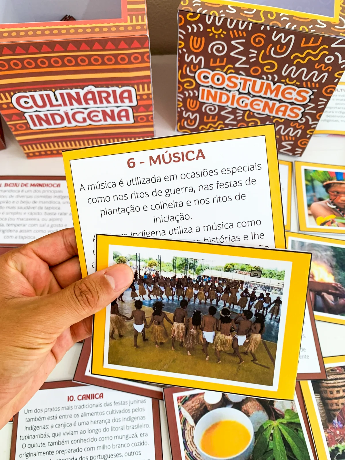Imagem da galeria 3 de KIT CULTURA INDÍGENA: SABERES QUE ENCANTAM E ENSINAM!