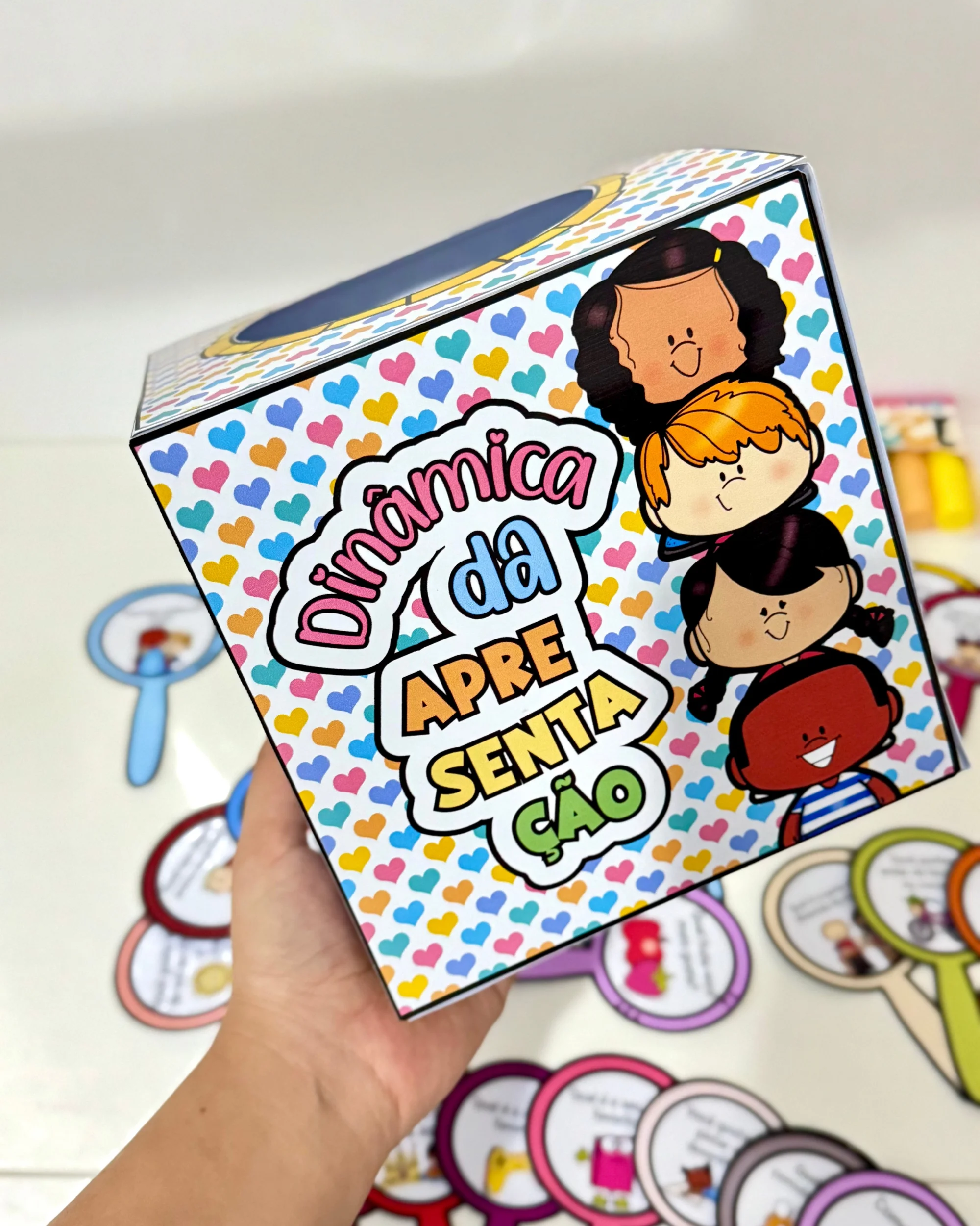 Capa de Dinâmica da Apresentação para Educação Infantil