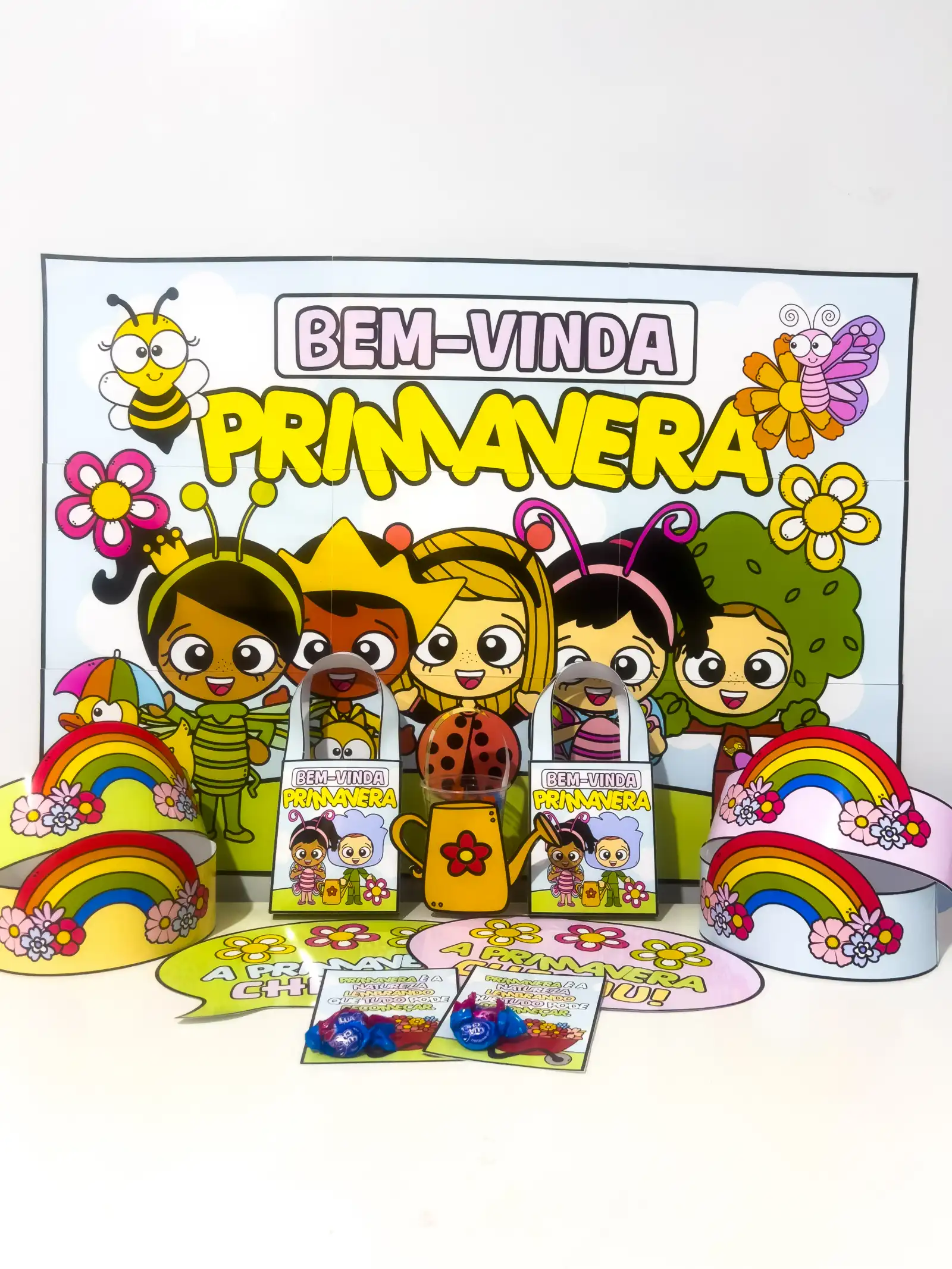 Capa de Kit Primavera – Painel e Lembrancinhas