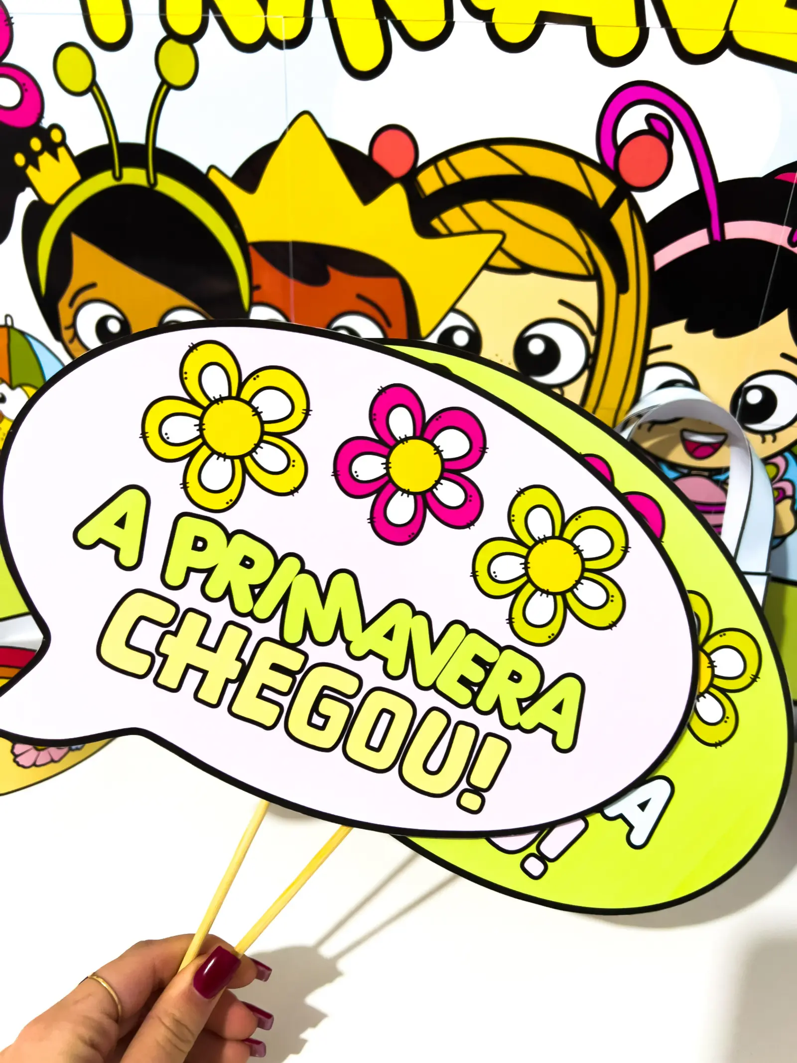 Imagem da galeria 1 de Kit Primavera – Painel e Lembrancinhas
