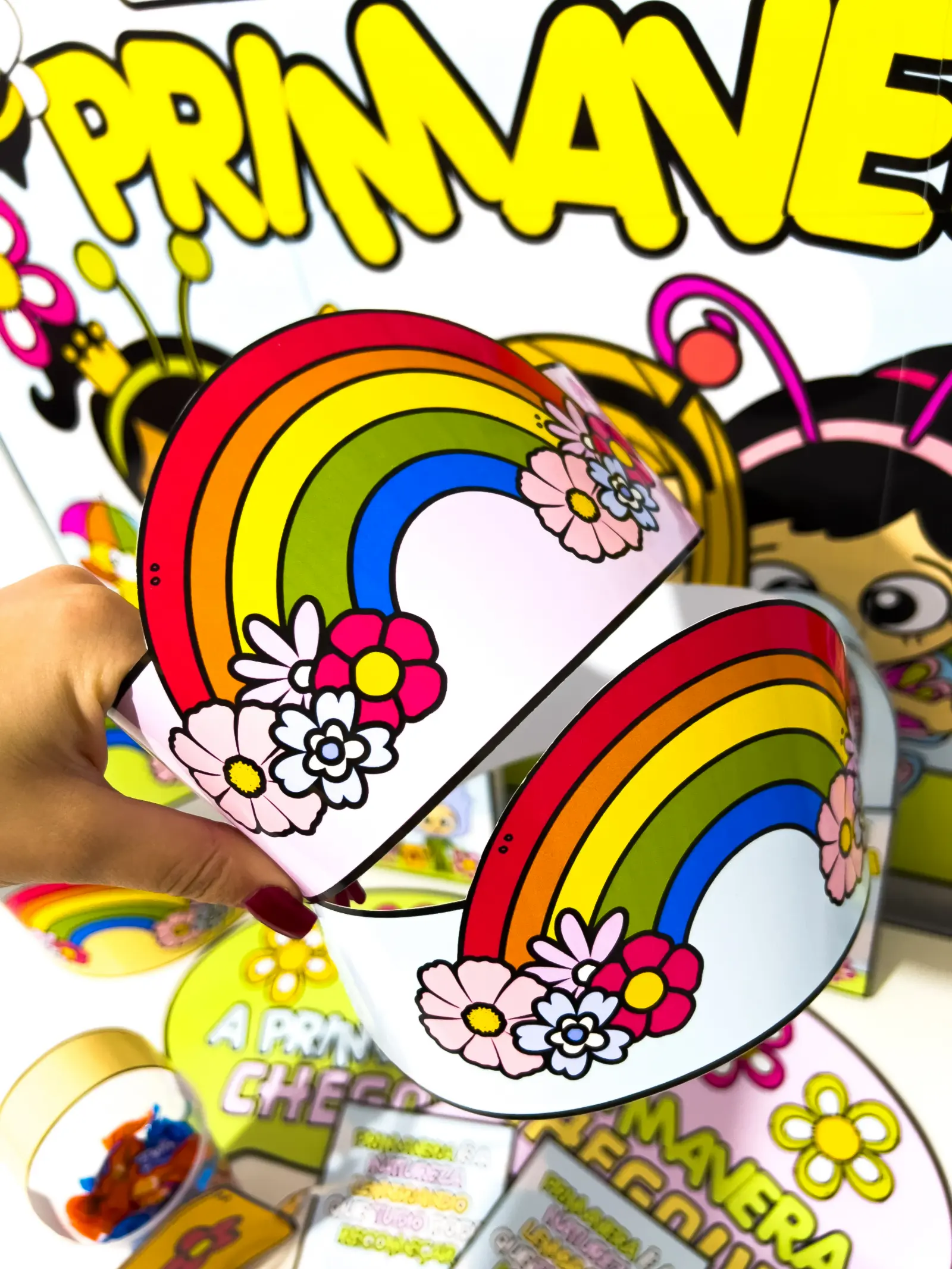Imagem da galeria 2 de Kit Primavera – Painel e Lembrancinhas