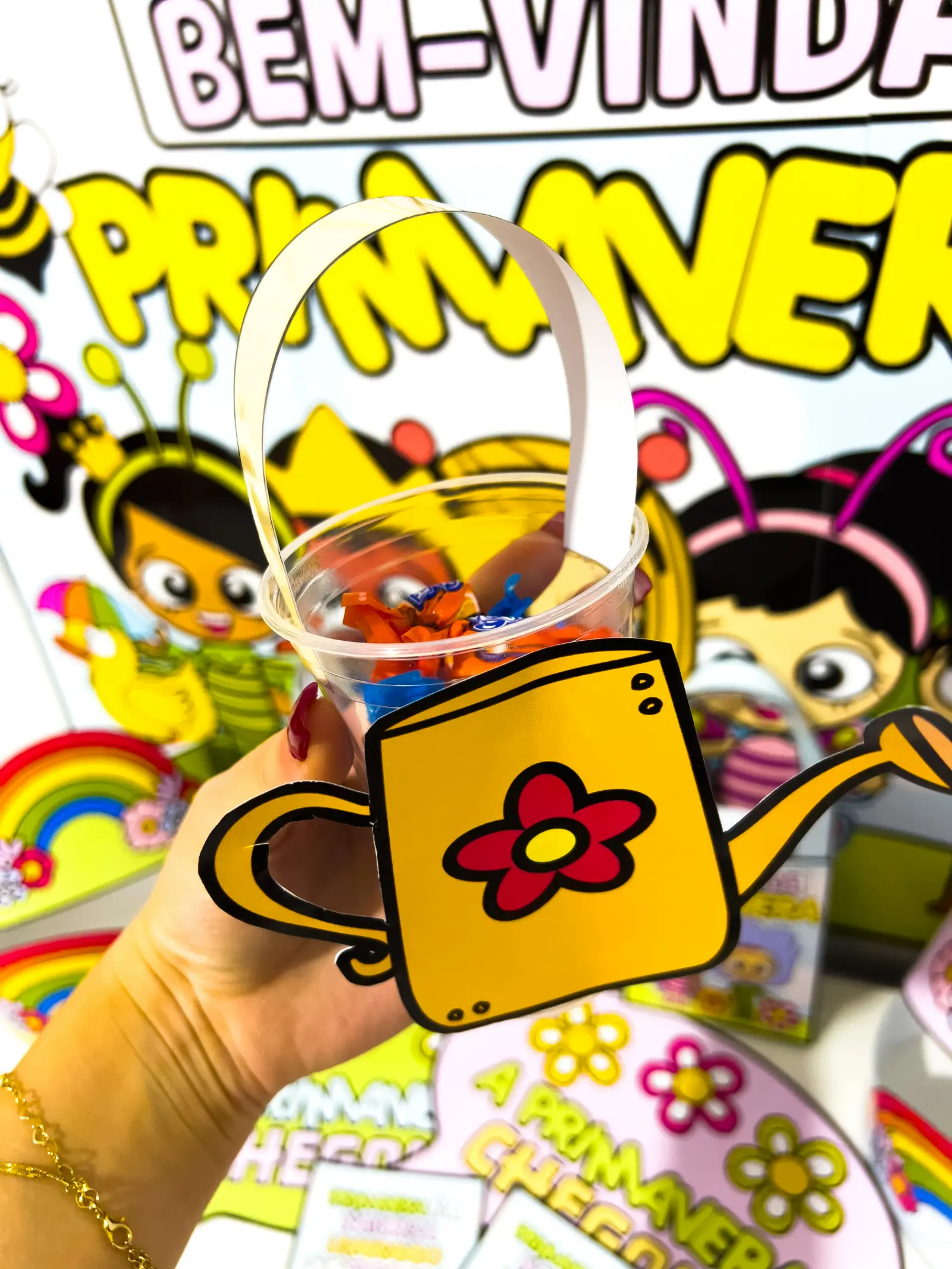 Imagem da galeria 3 de Kit Primavera – Painel e Lembrancinhas