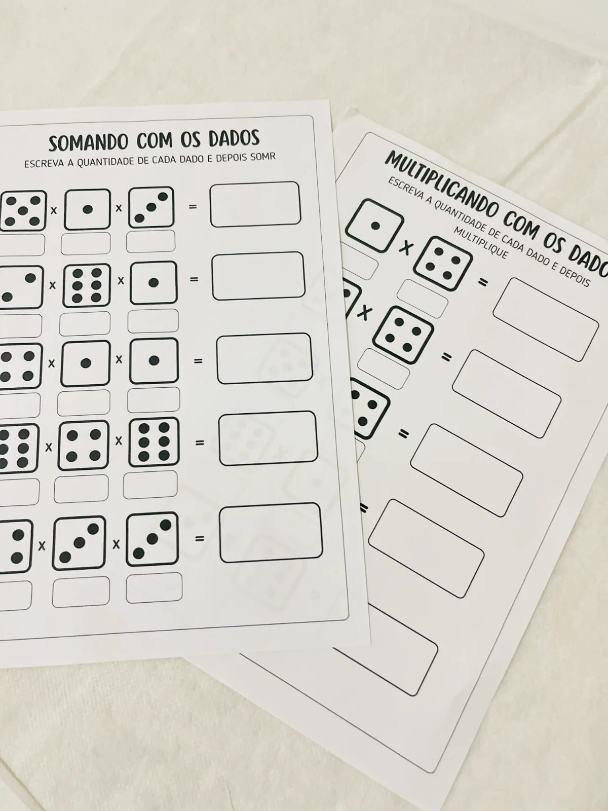 Imagem da galeria 2 de Multiplique com os Dados – Material Pedagógico
