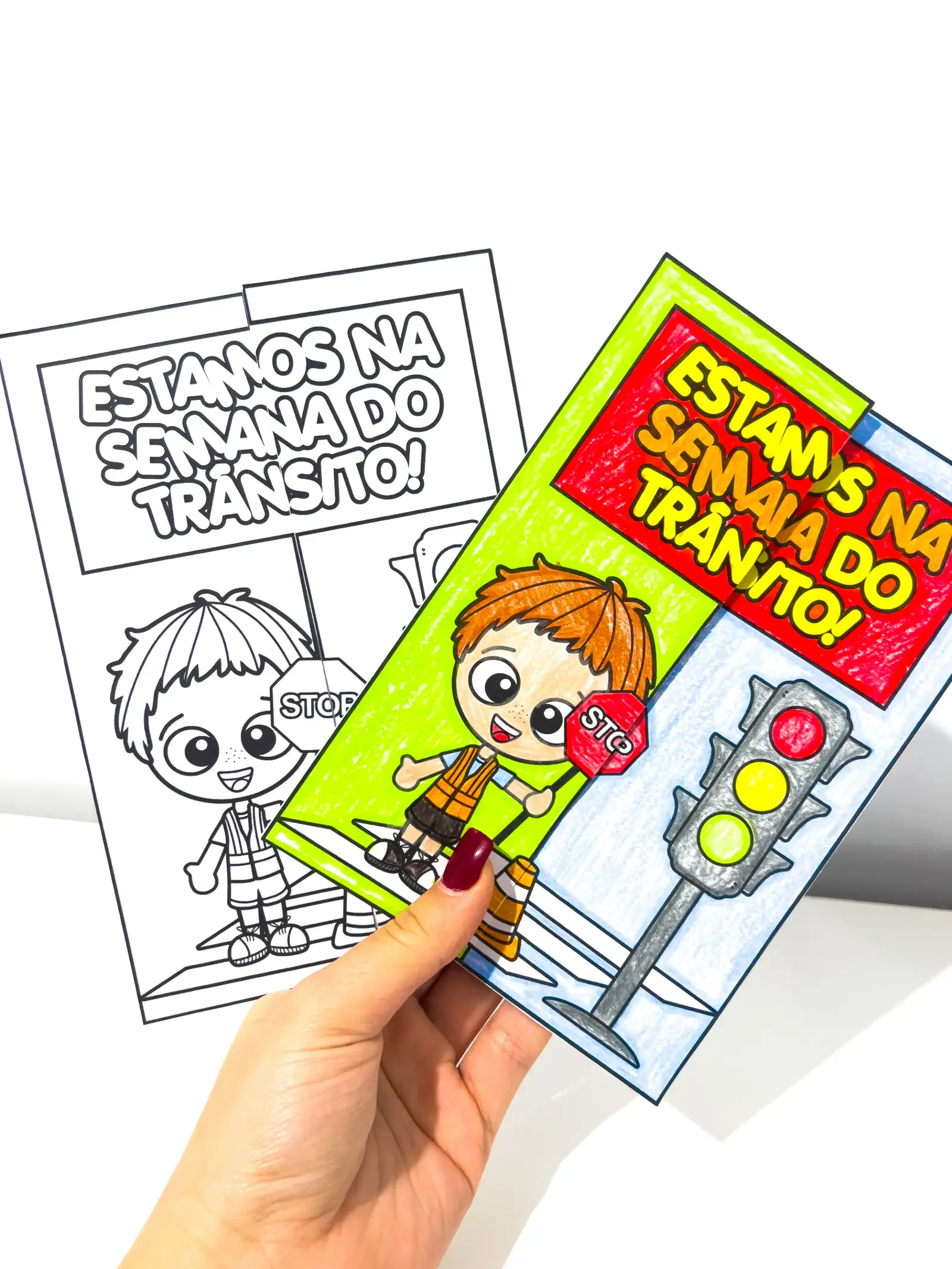 Imagem da galeria 3 de Lapbook Semana do Trânsito | Educação Infantil e Anos Iniciais