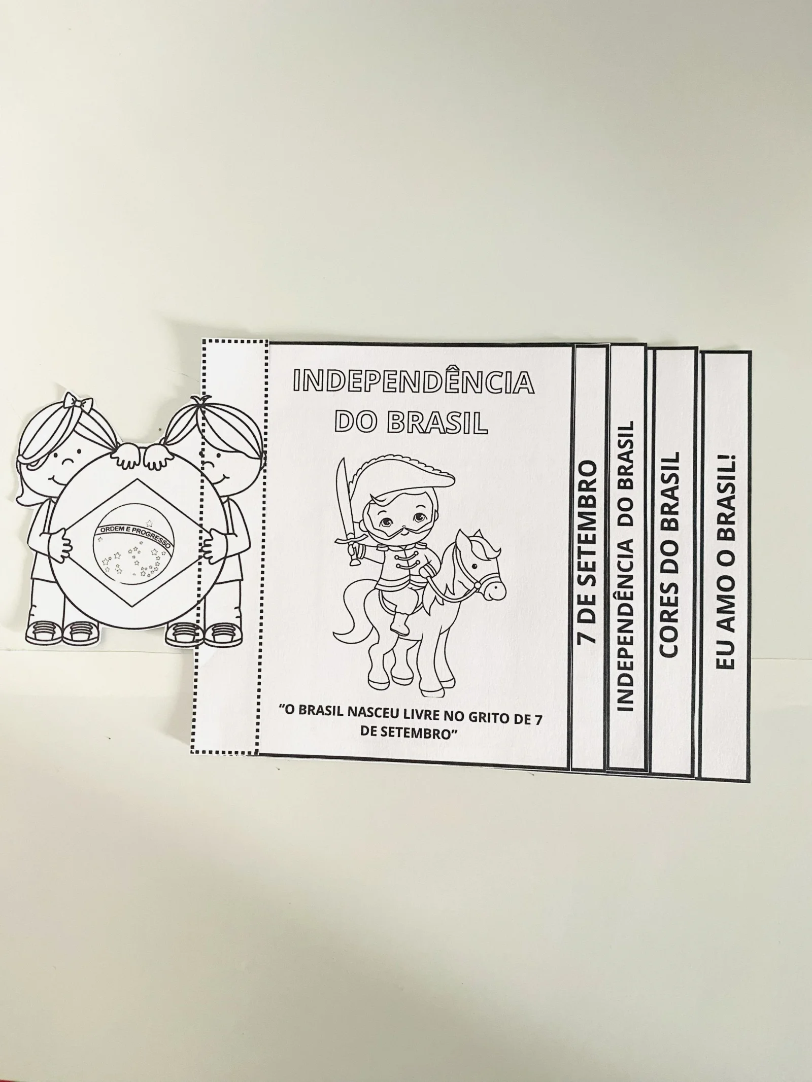 Capa de Flipbook da Independência – Material Pedagógico