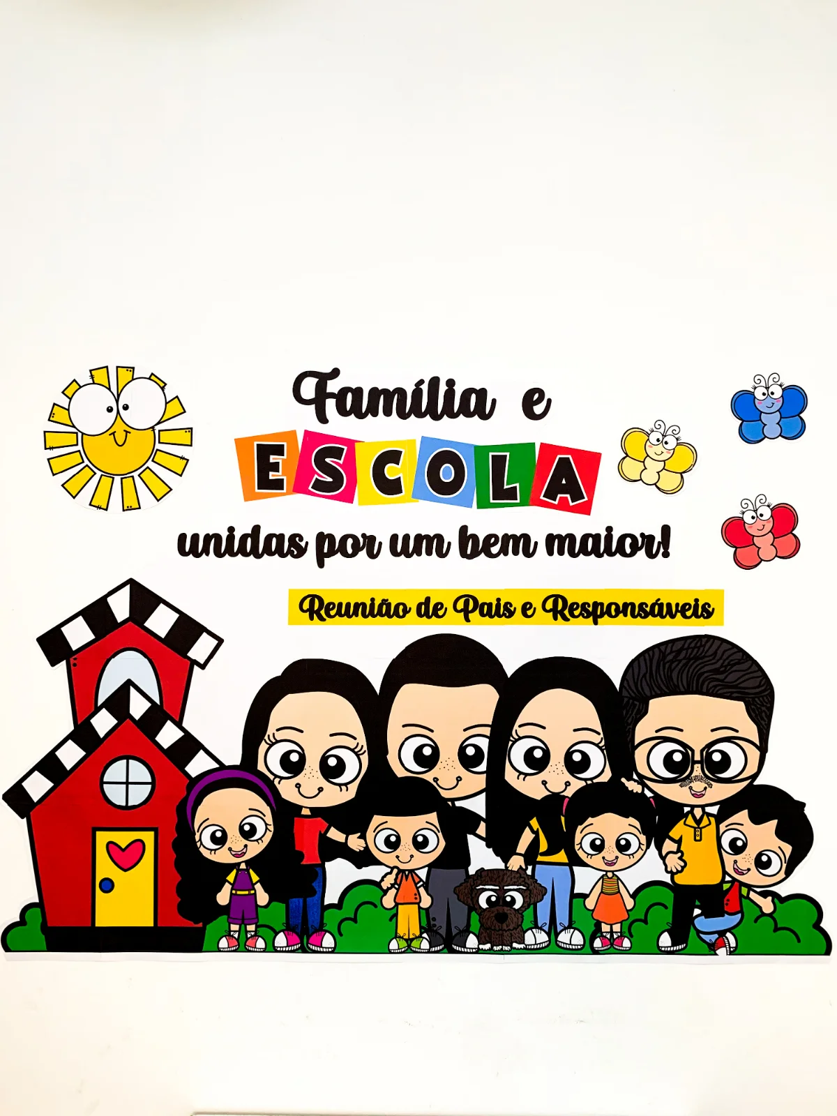 Capa de Painel Reunião de Pais – PDF para Imprimir