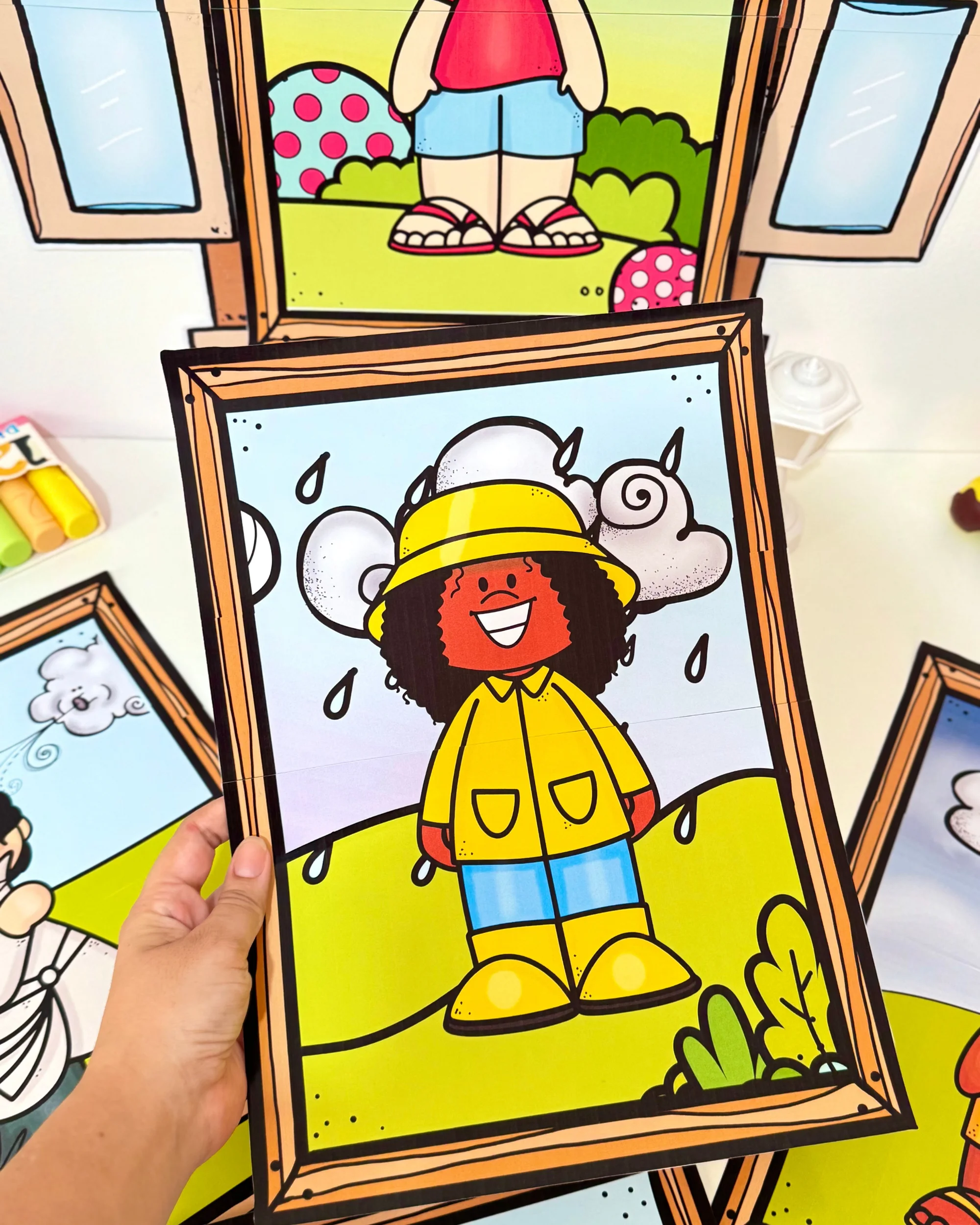 Imagem da galeria 2 de Painel Janela do Tempo para Educação Infantil | Rotina Escolar