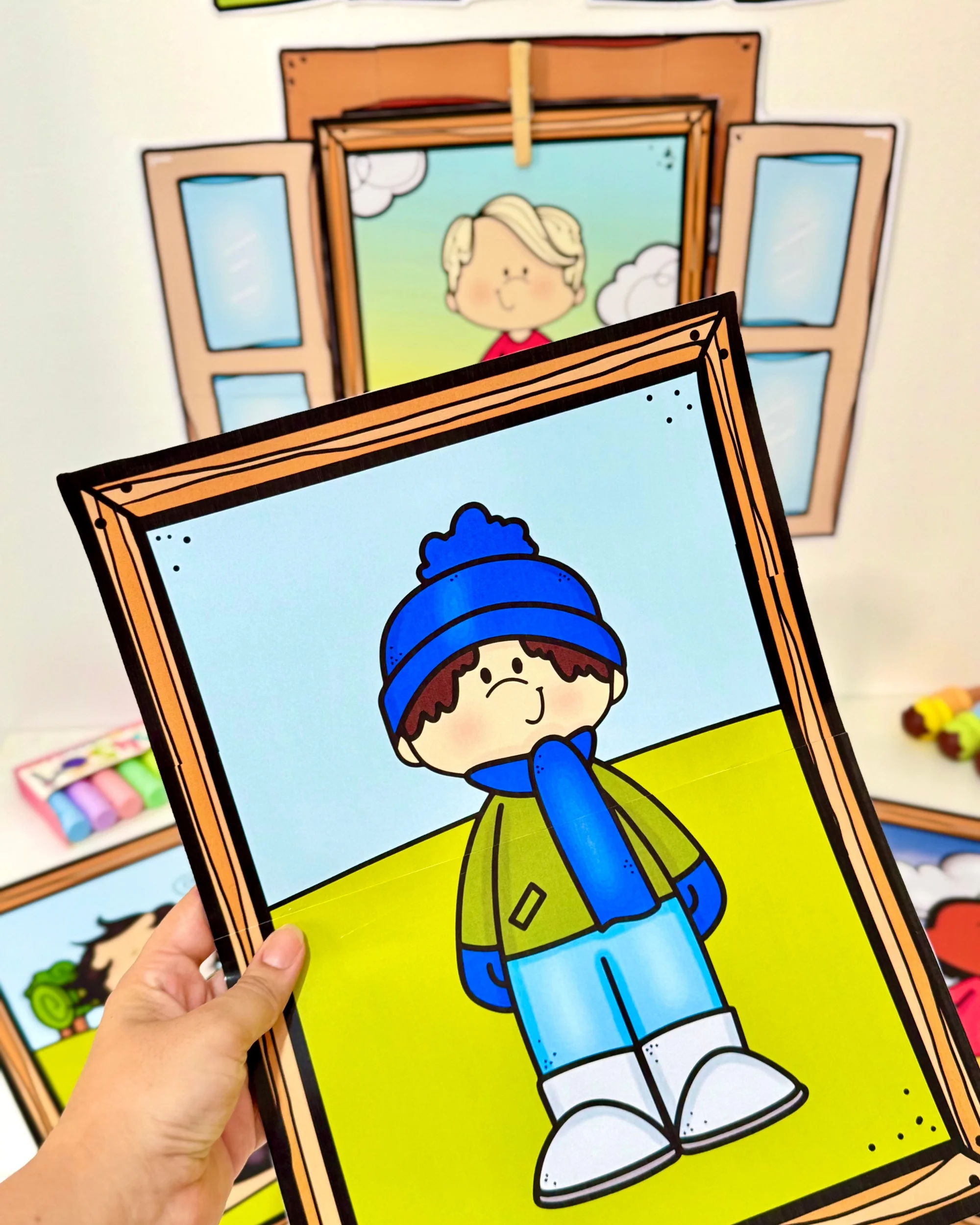 Imagem da galeria 3 de Painel Janela do Tempo para Educação Infantil | Rotina Escolar