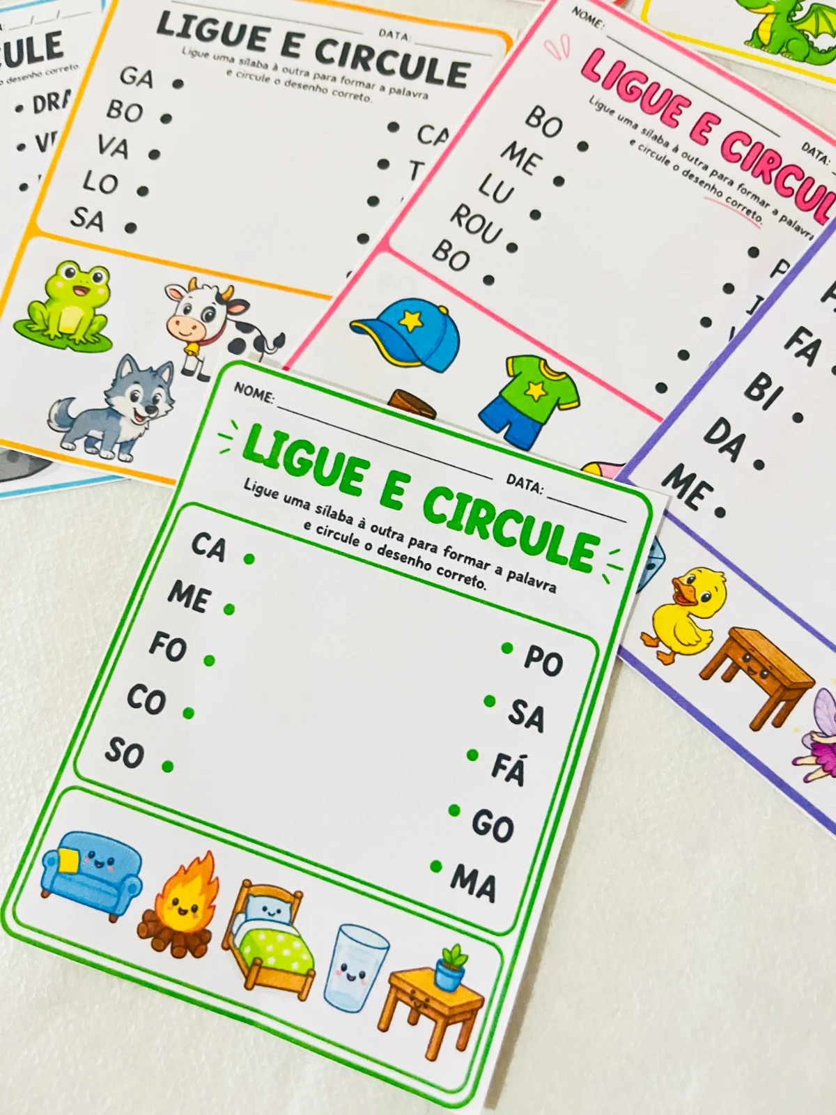 Imagem da galeria 2 de LIGUE E CIRCULE – Atividades para Imprimir