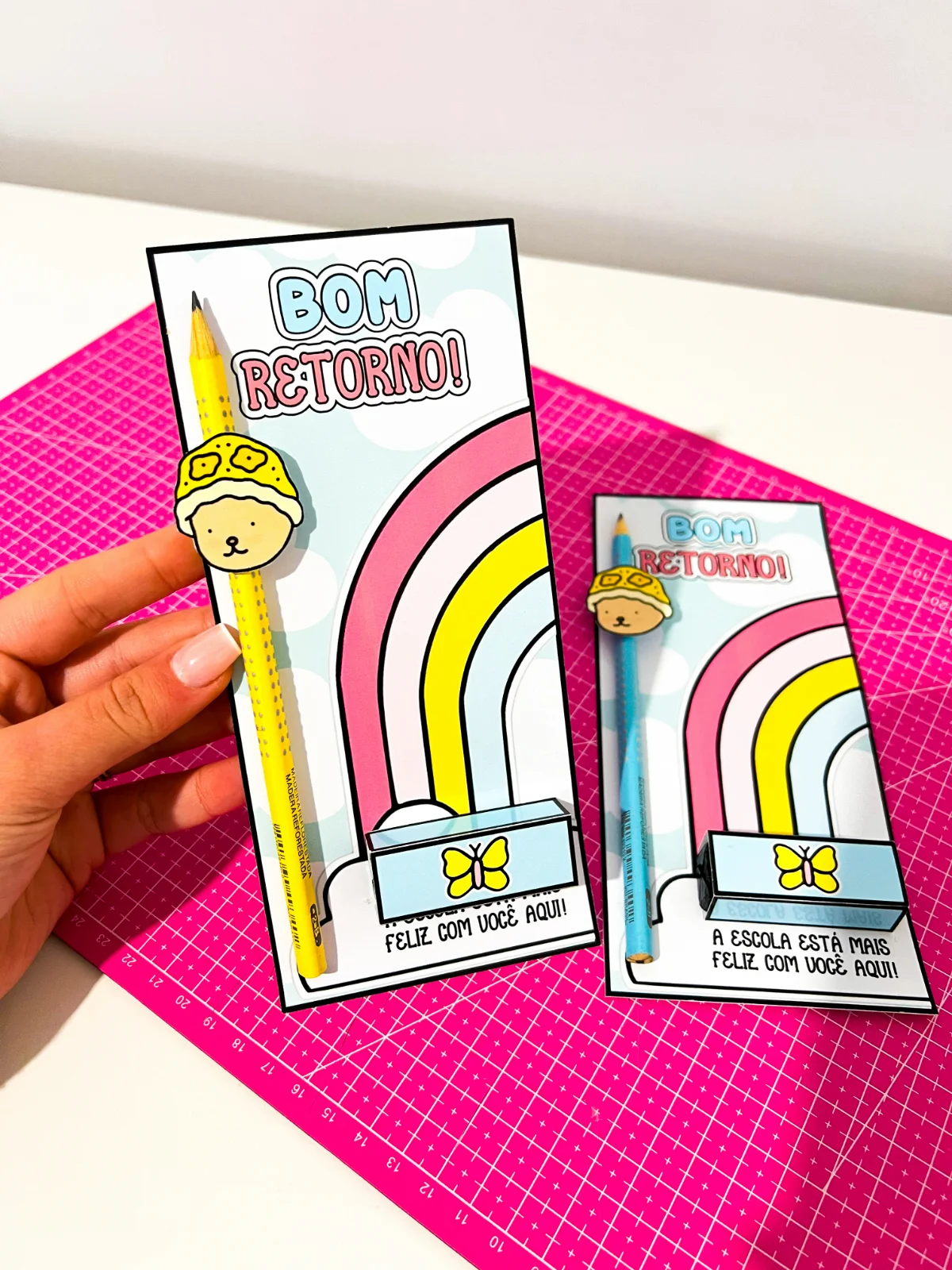 Capa de Lembrancinha de Volta às Aulas – Tema Bobbie Goods