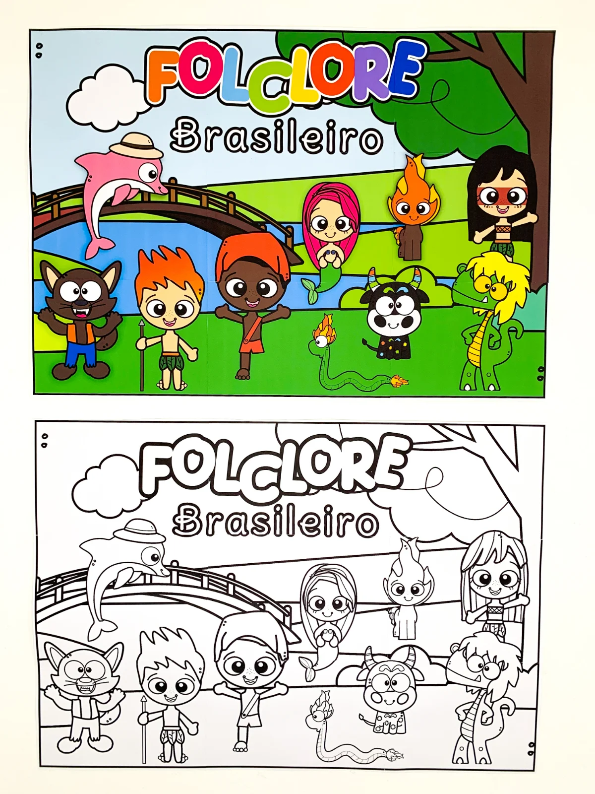 Imagem da galeria 1 de Painel folclore brasileiro – PDF para Imprimir