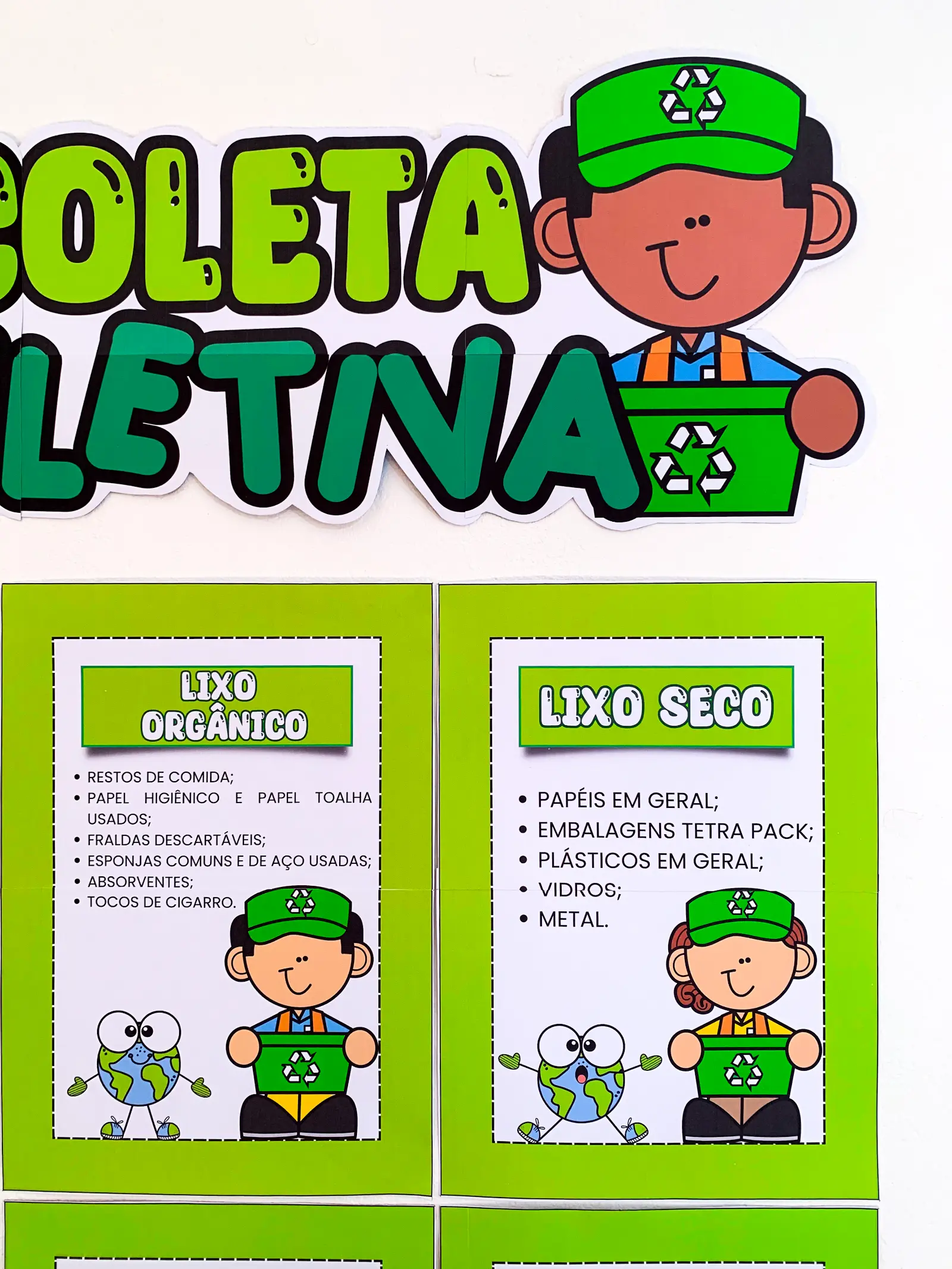 Imagem da galeria 2 de Cartaz Coleta Seletiva – Material Pedagógico