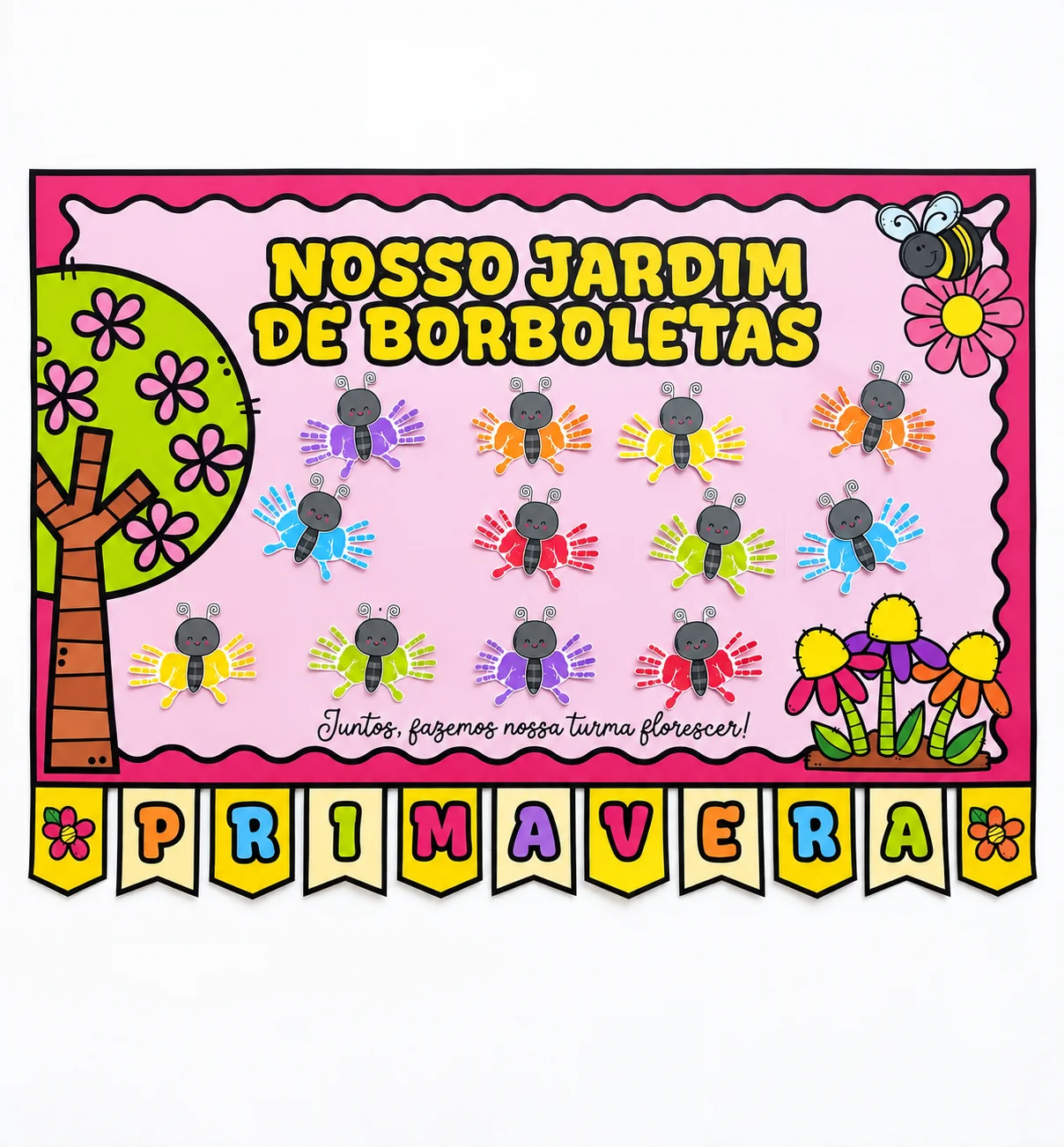 Imagem da galeria 2 de Cartaz Colaborativo Primavera – Material Pedagógico
