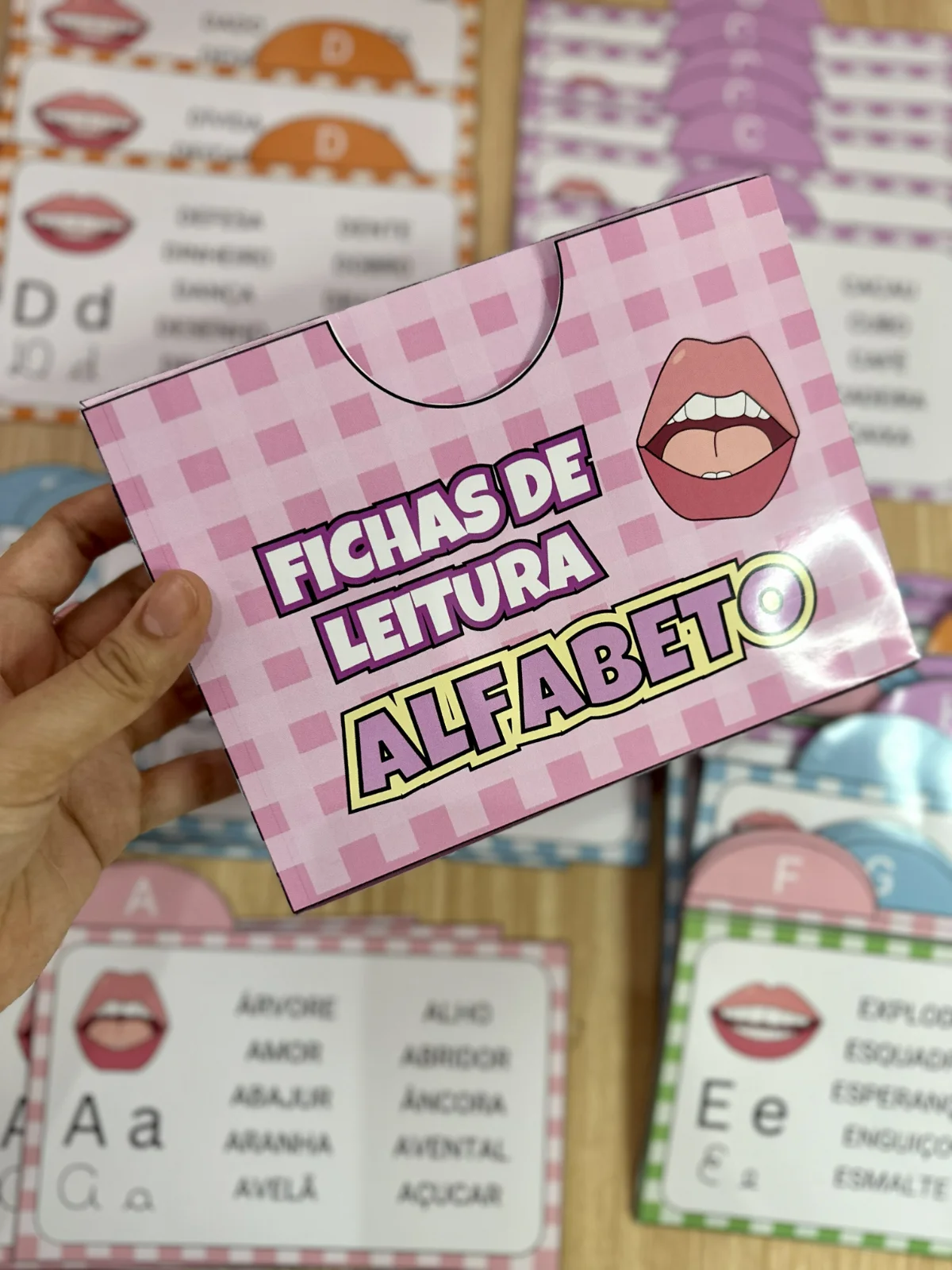 Capa de Fichas de Leitura – Alfabeto | Alfabetização