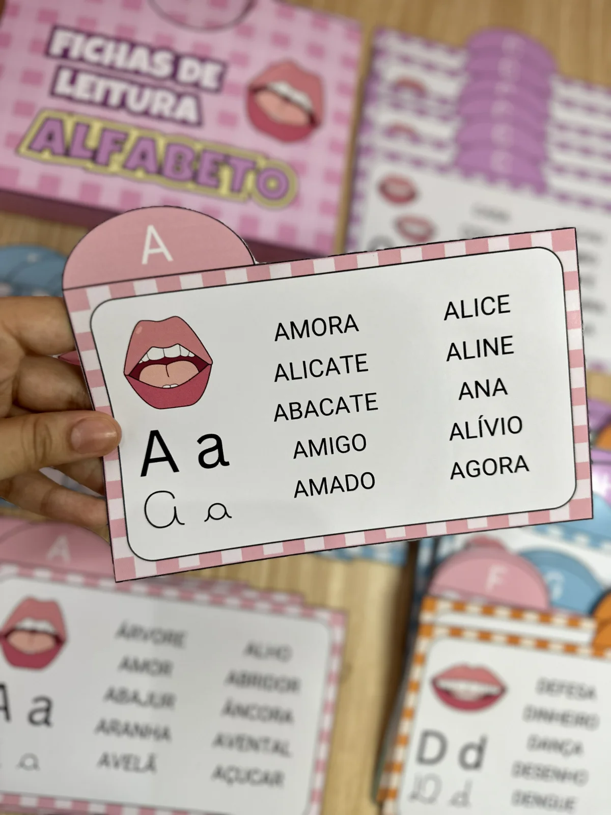 Imagem da galeria 3 de Fichas de Leitura – Alfabeto | Alfabetização