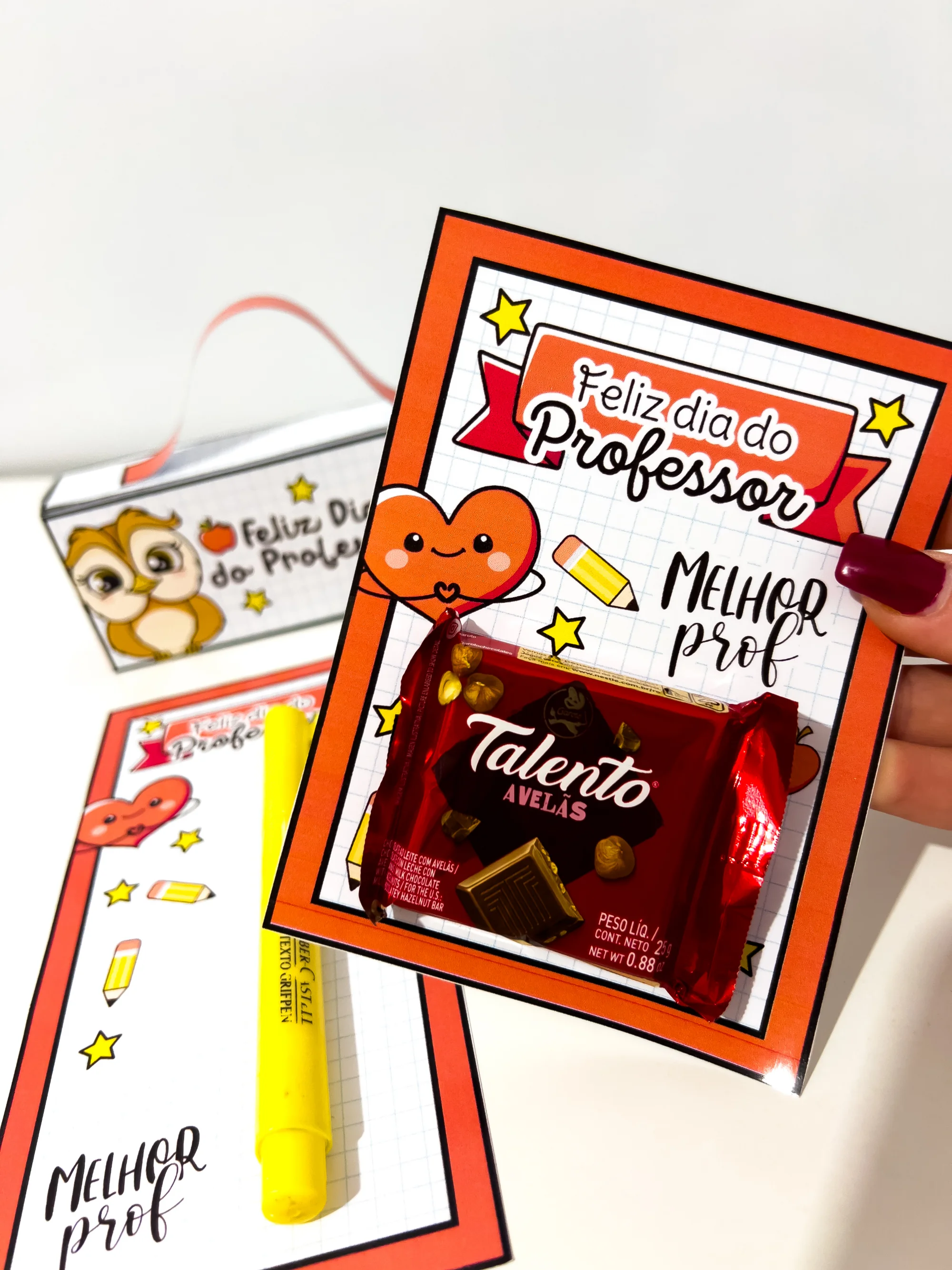 Capa de Kit Dia dos Professores – 3 Lembrancinhas para Homenagear Professores