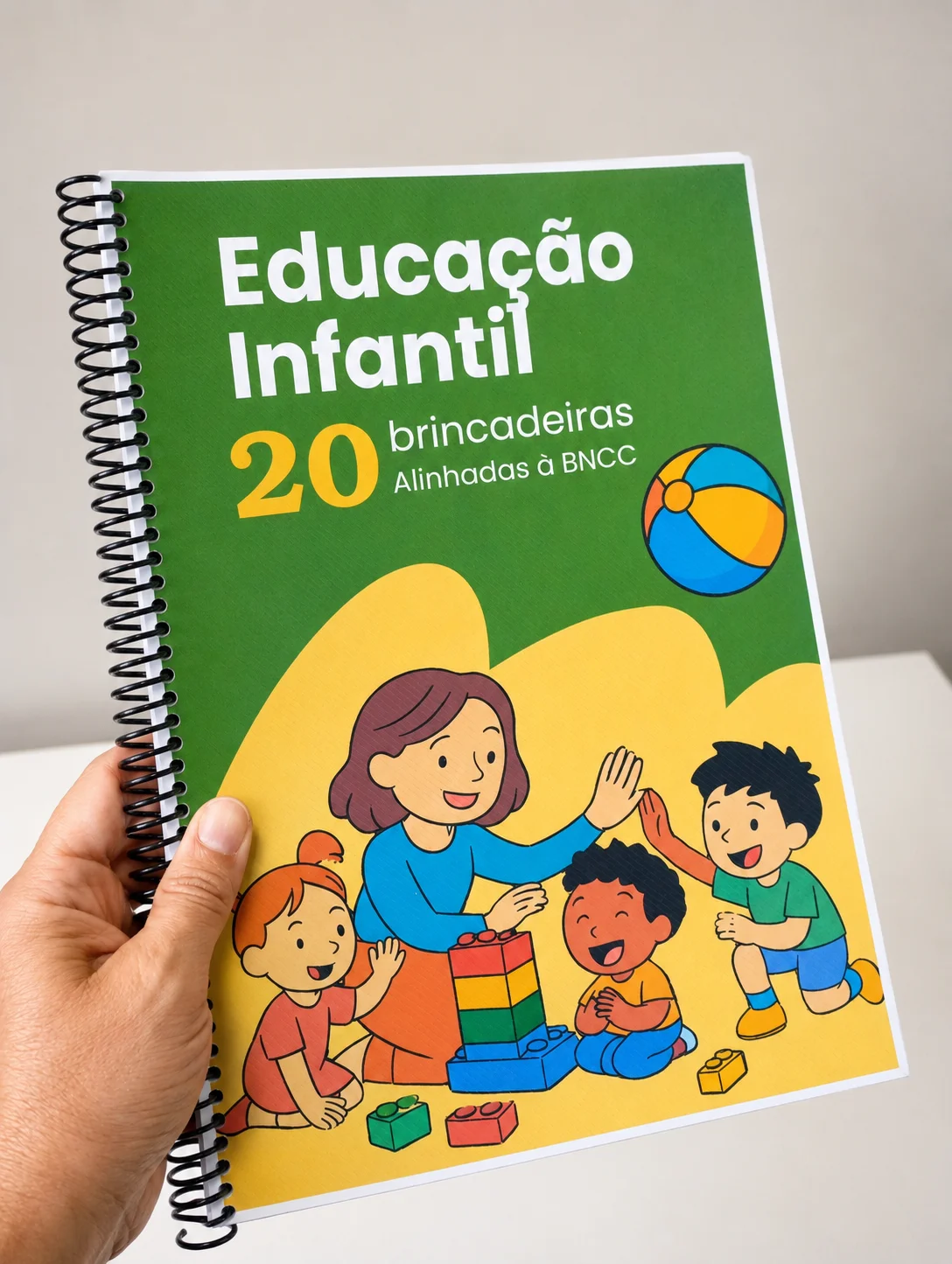 Capa de 20 brincadeiras para Educação Infantil – Material Pedagógico