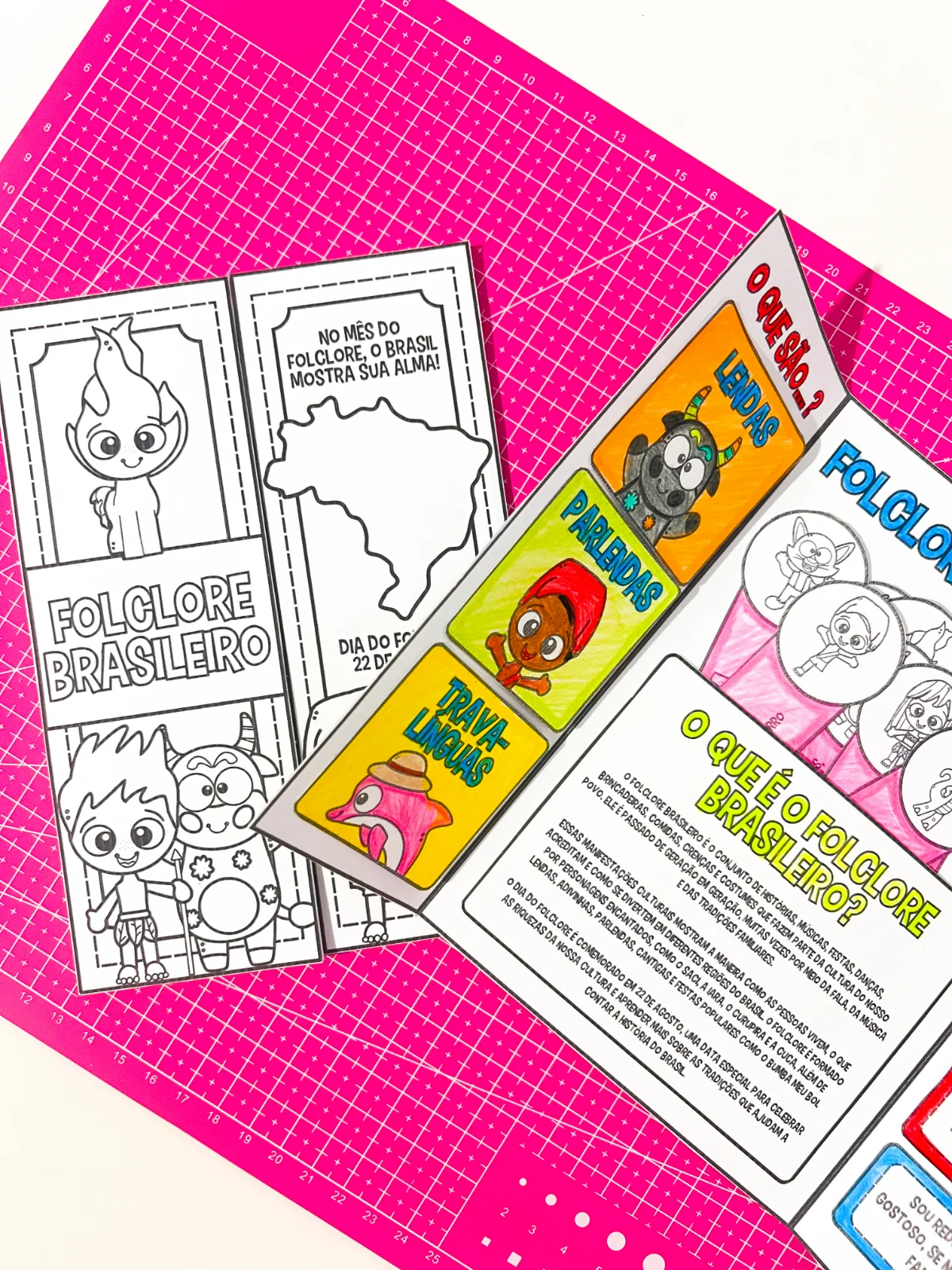 Imagem da galeria 1 de Lapbook folclore – Atividades para Imprimir