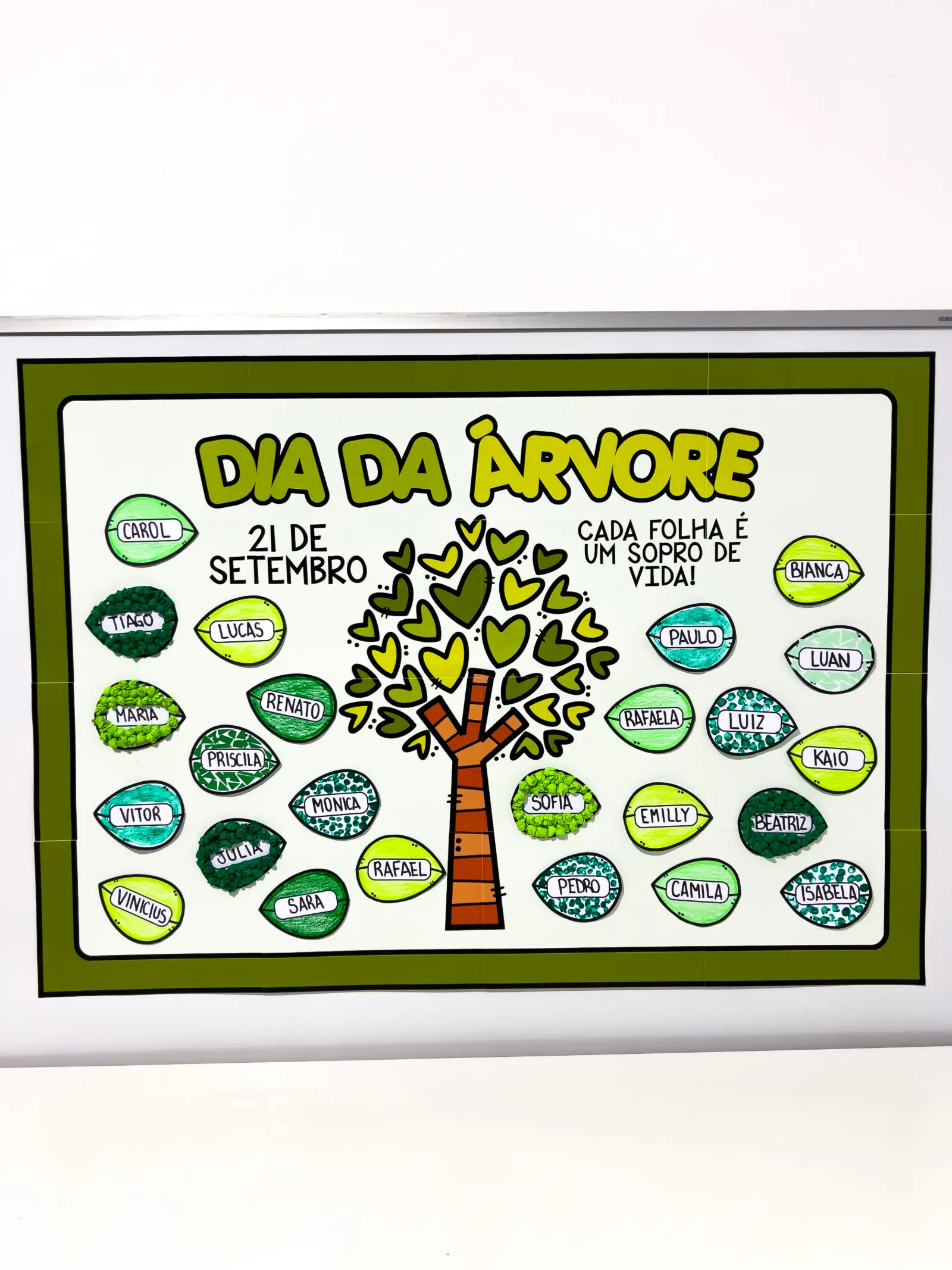 Capa de Cartaz colaborativo para o Dia da Árvore