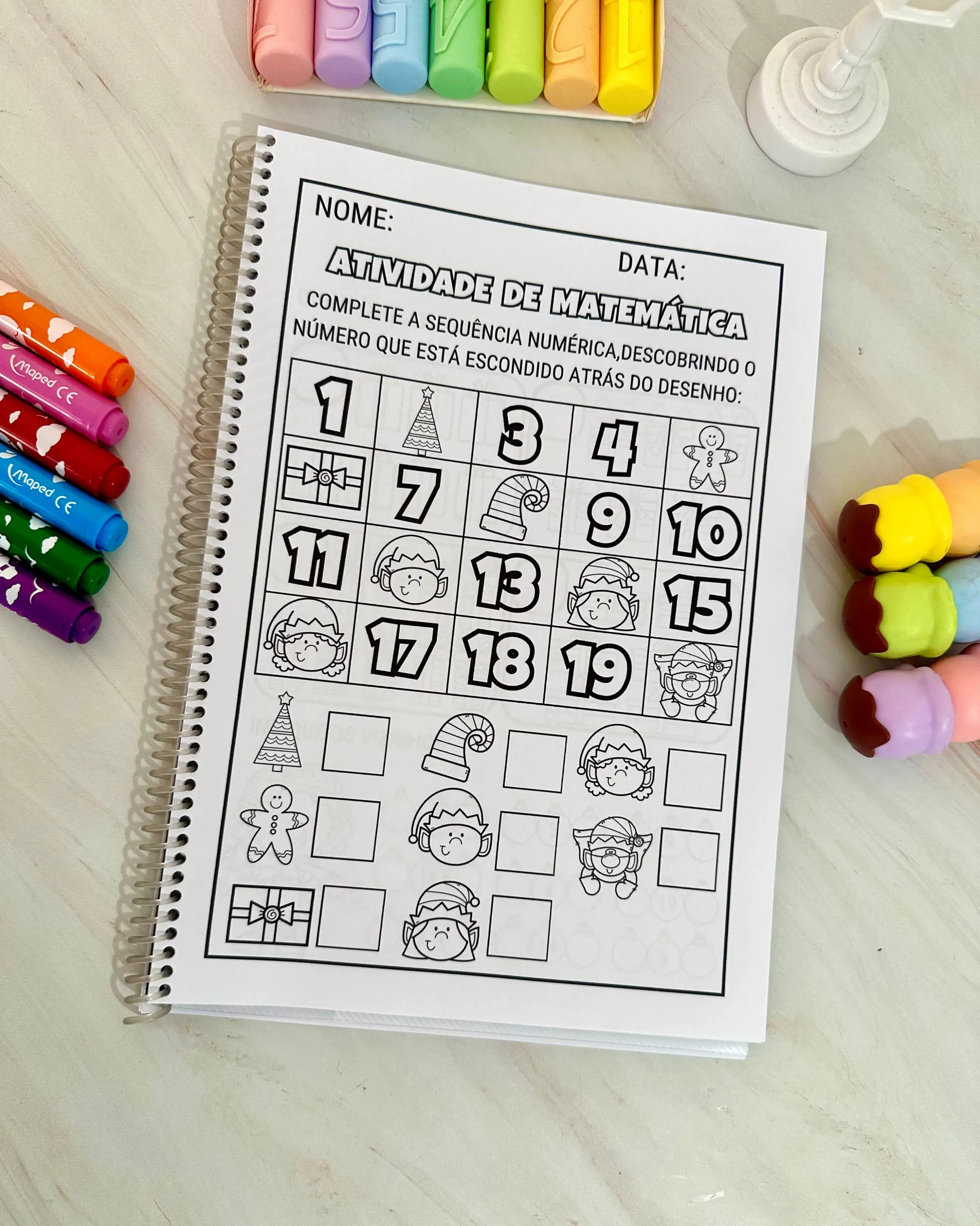 Imagem da galeria 3 de Atividades de Natal para Educação Infantil – 17 Páginas
