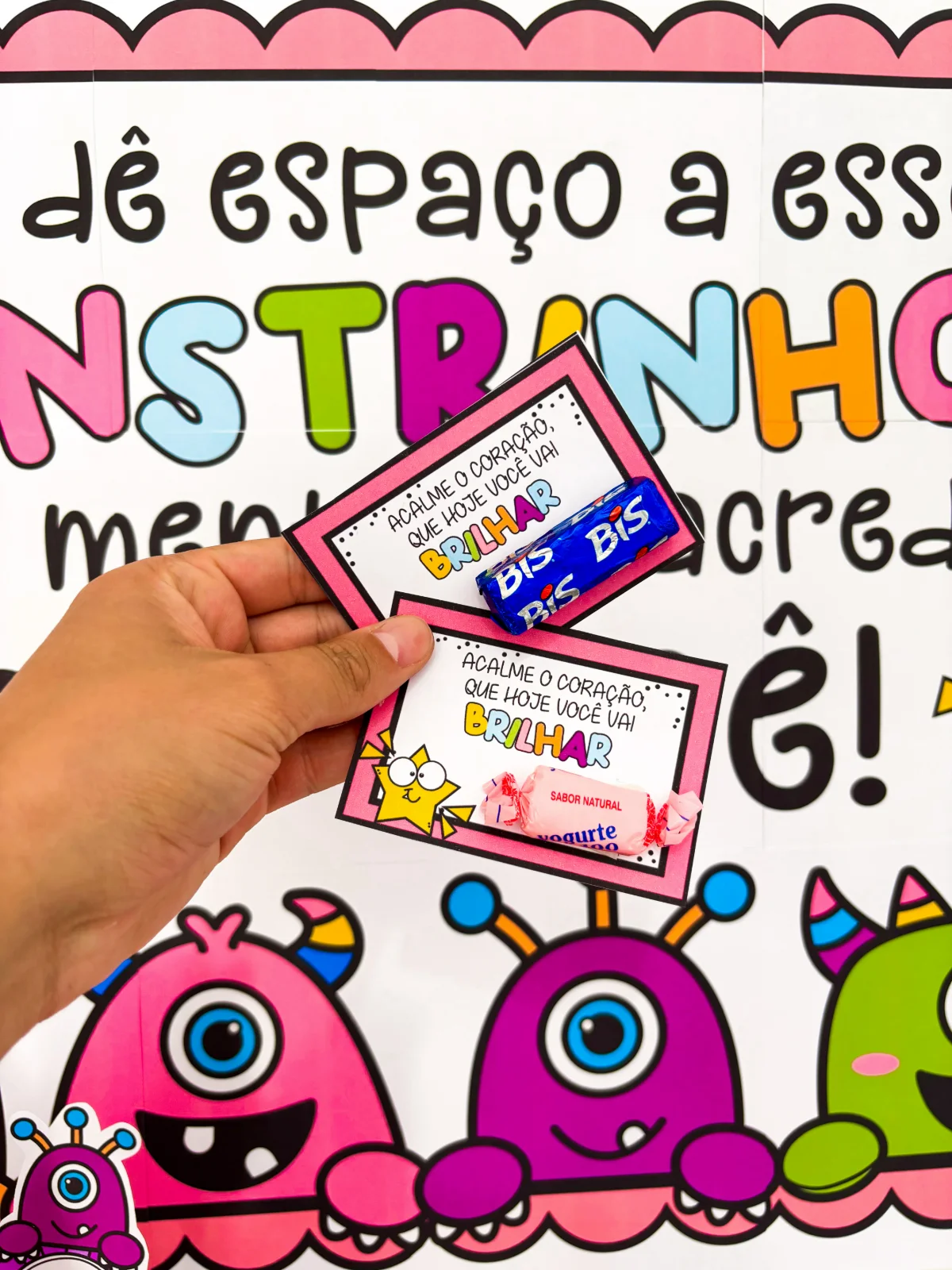 Imagem da galeria 2 de Painel Semana de Provas - Monstrinhos – PDF para Imprimir