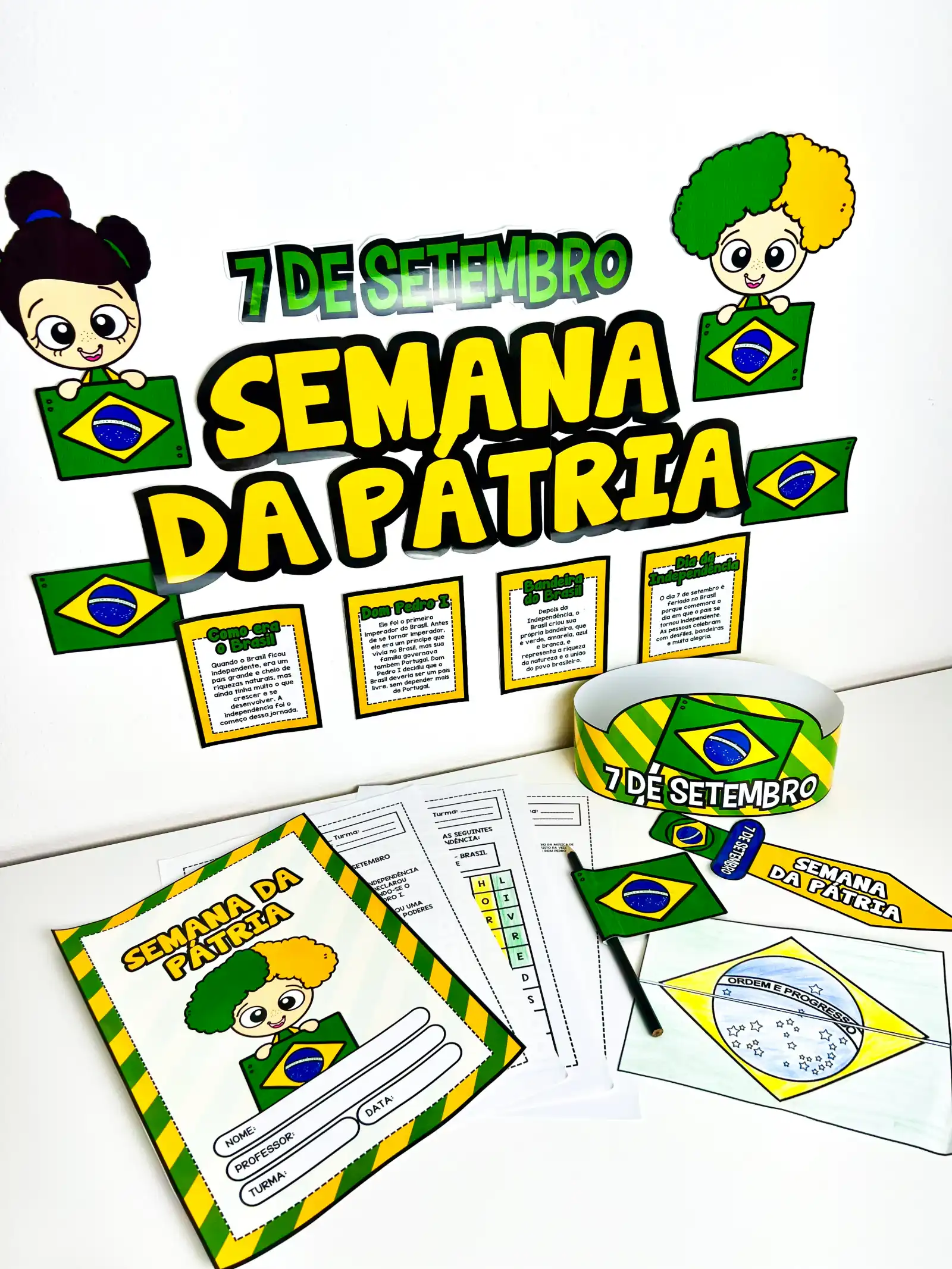 Capa de Kit Independência do Brasil – Material Pedagógico