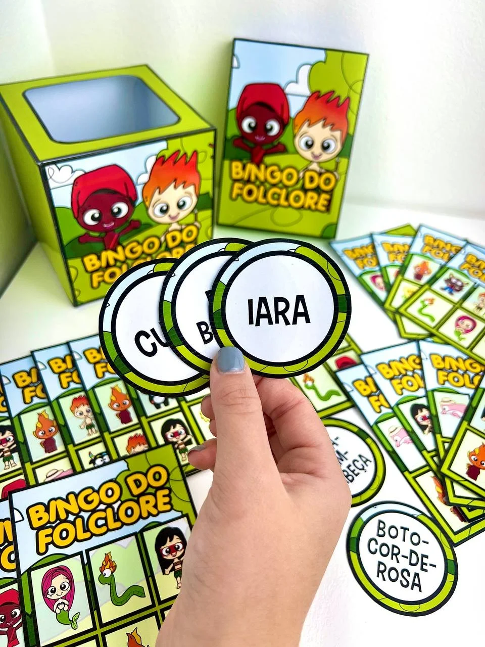 Capa de Bingo do folclore brasileiro – PDF para Imprimir