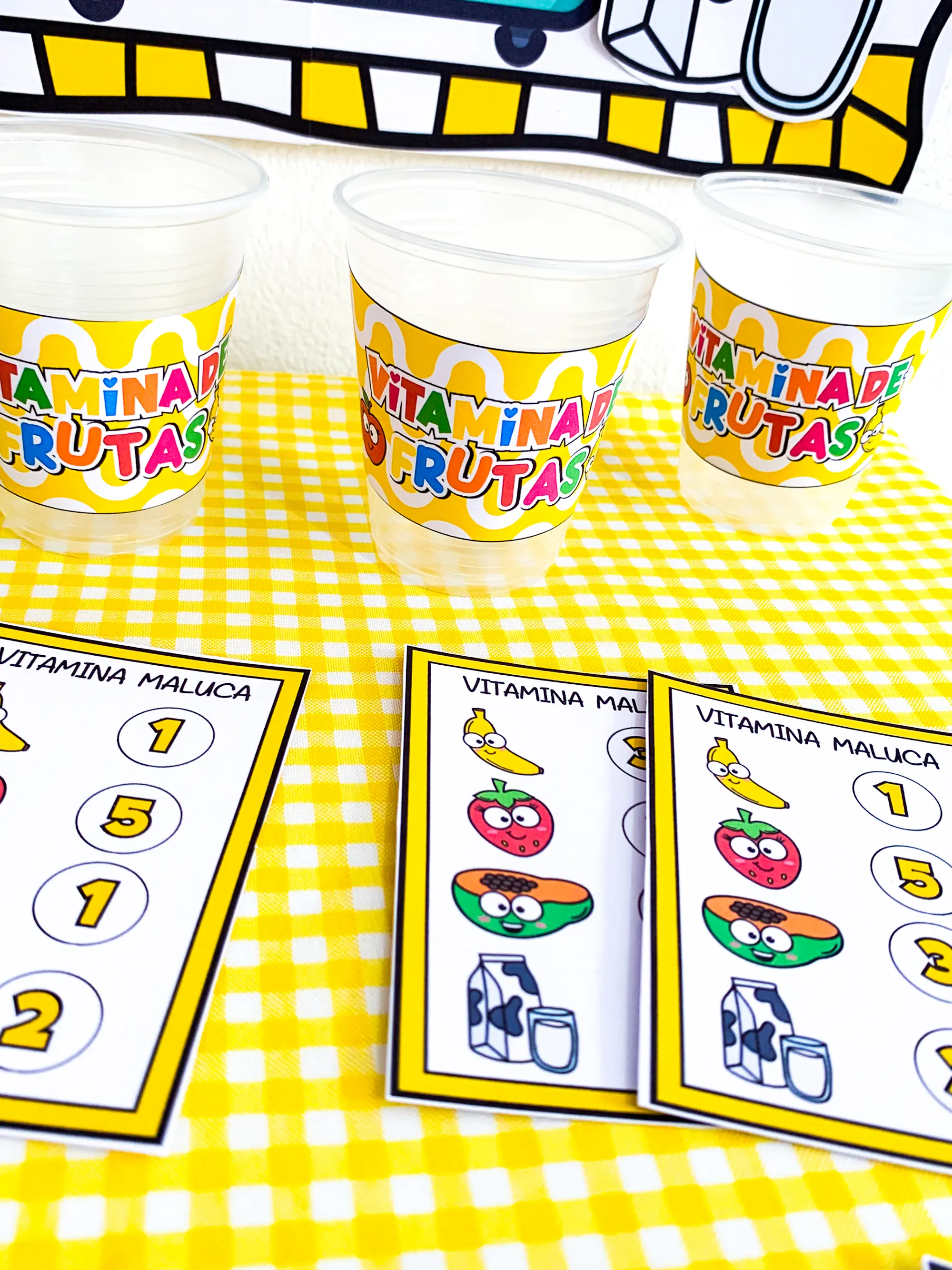 Imagem da galeria 2 de Kit vitamina de frutas – Material Pedagógico