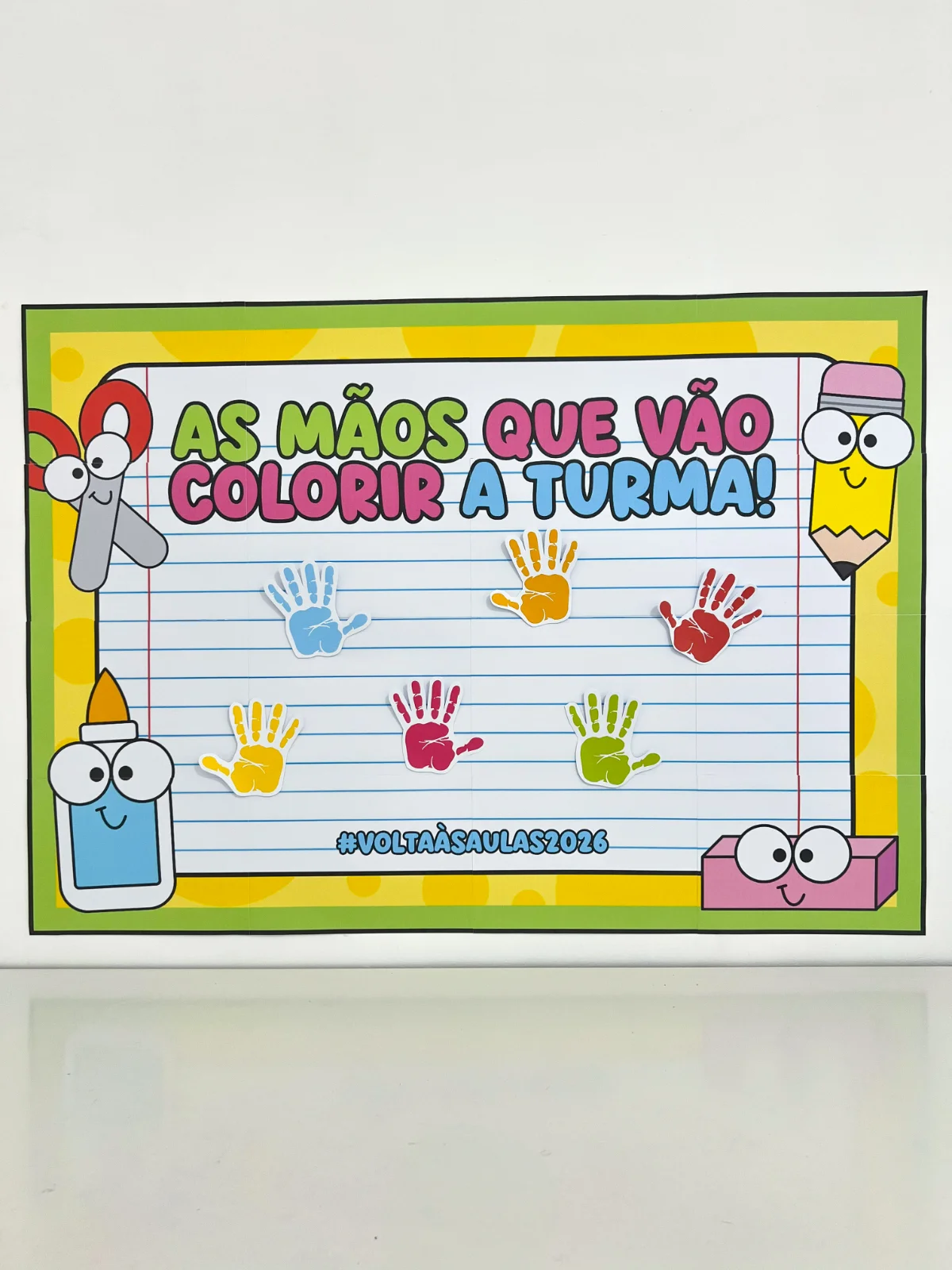 Imagem da galeria 3 de Cartaz Colaborativo Volta às Aulas 2026 – Material Pedagógico