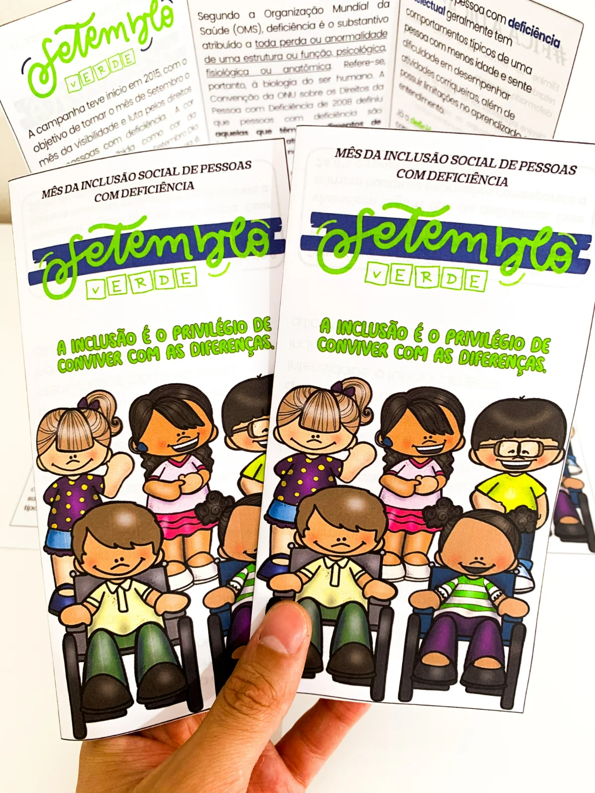 Capa de Folder para Campanha Setembro Verde