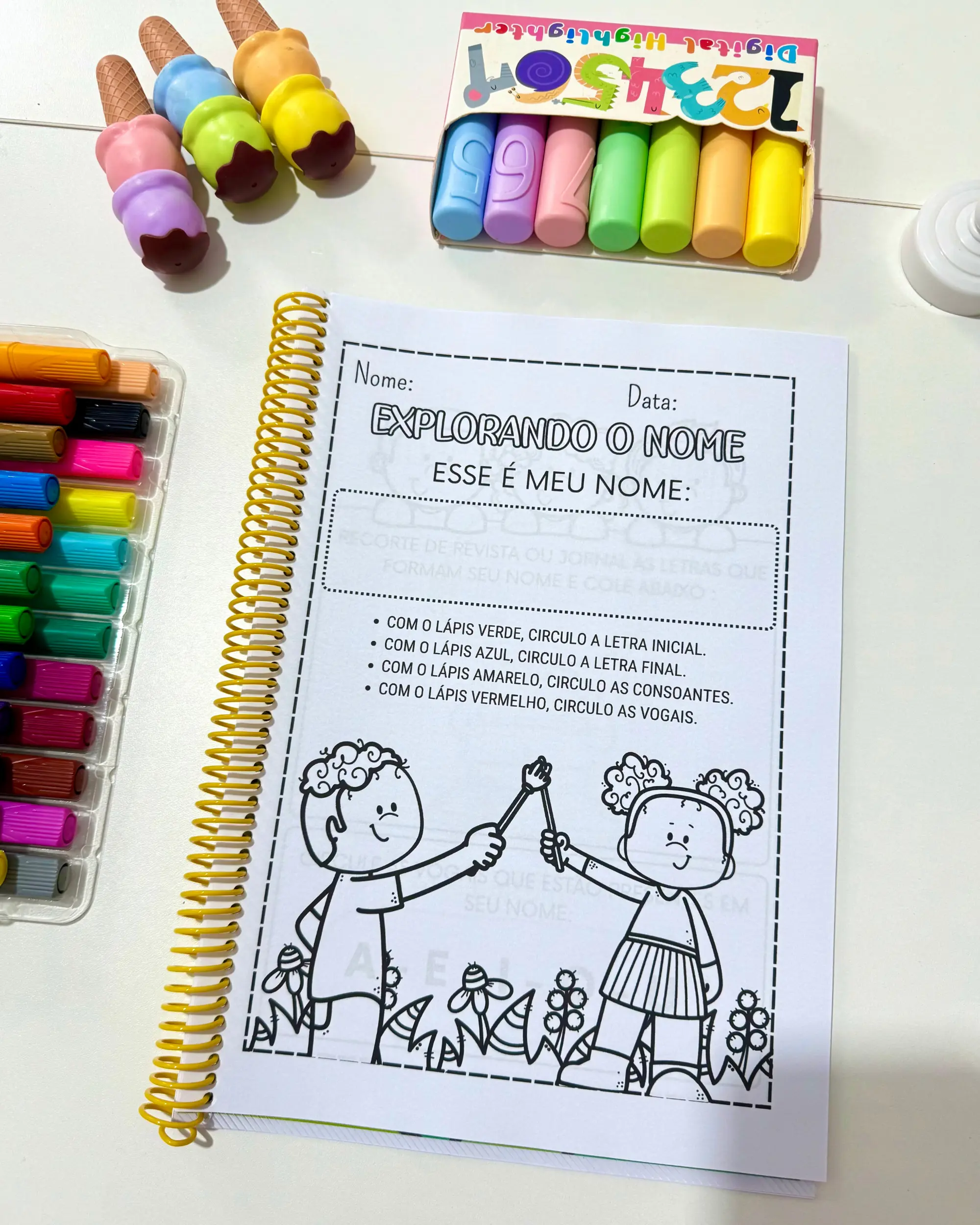 Imagem da galeria 2 de Apostila atividades nome próprio — educação infantil
