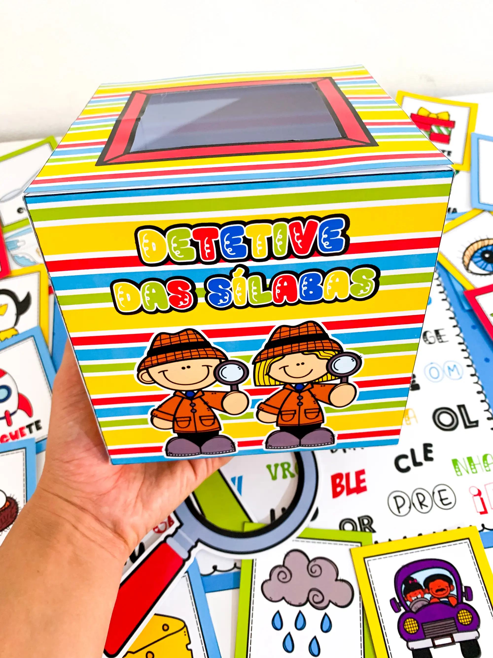 Capa de Detetive das Sílabas – PDF para Imprimir