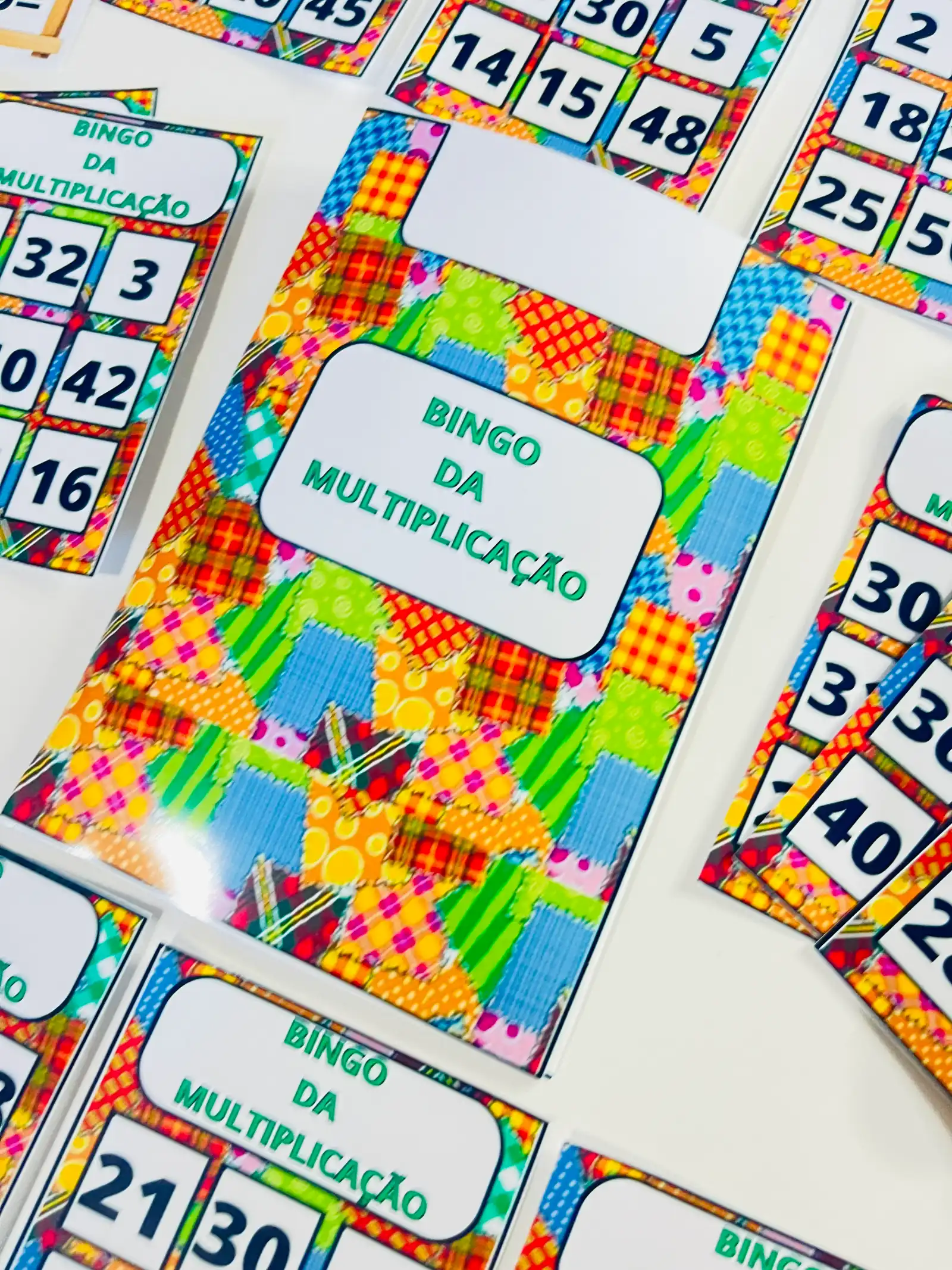 Capa de Bingo da Multiplicação — o jeito divertido de fixar a tabuada!