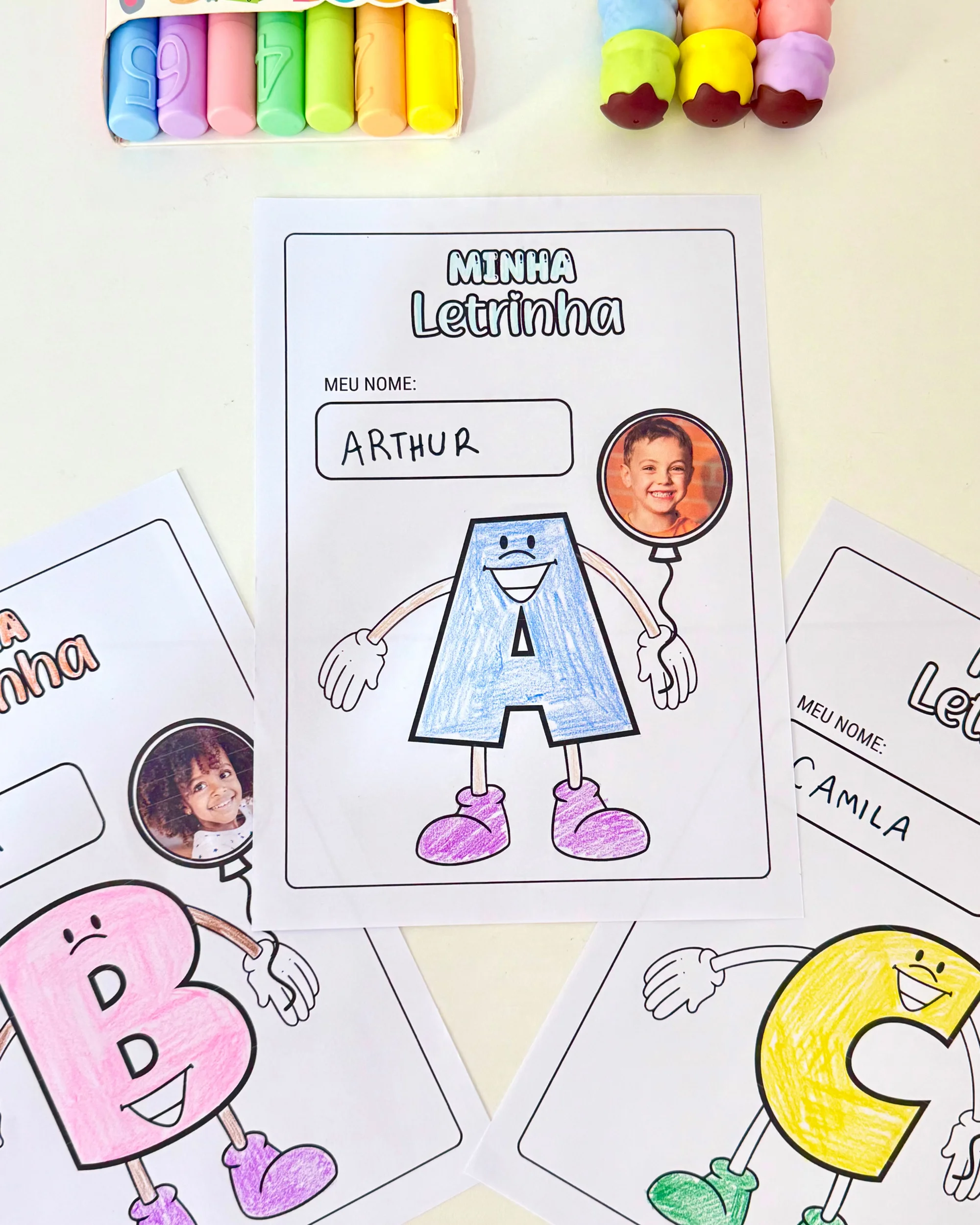 Atividade Minha Letrinha – Nome Próprio na Educação Infantil