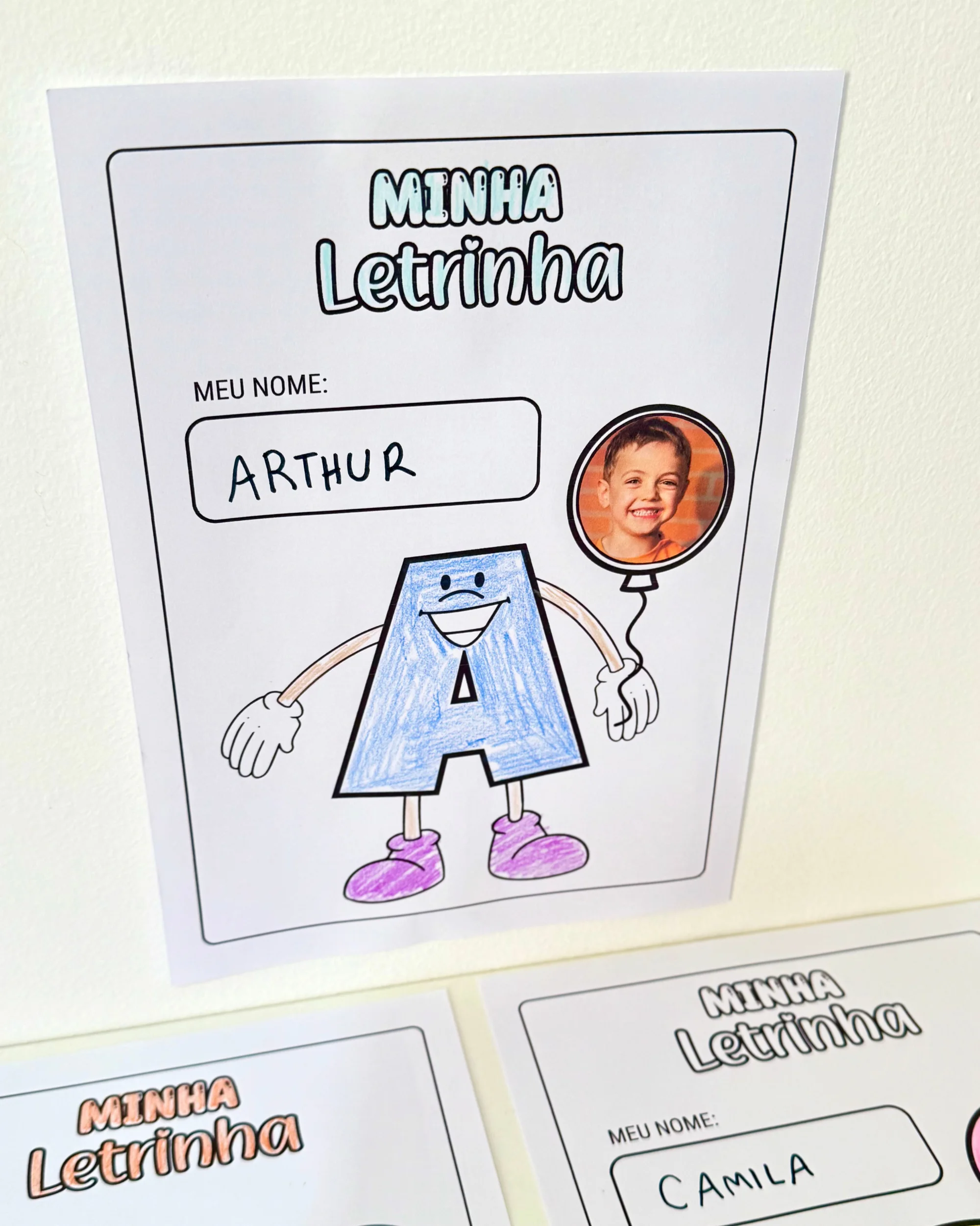 Imagem da galeria 2 de Atividade Minha Letrinha – Nome Próprio na Educação Infantil