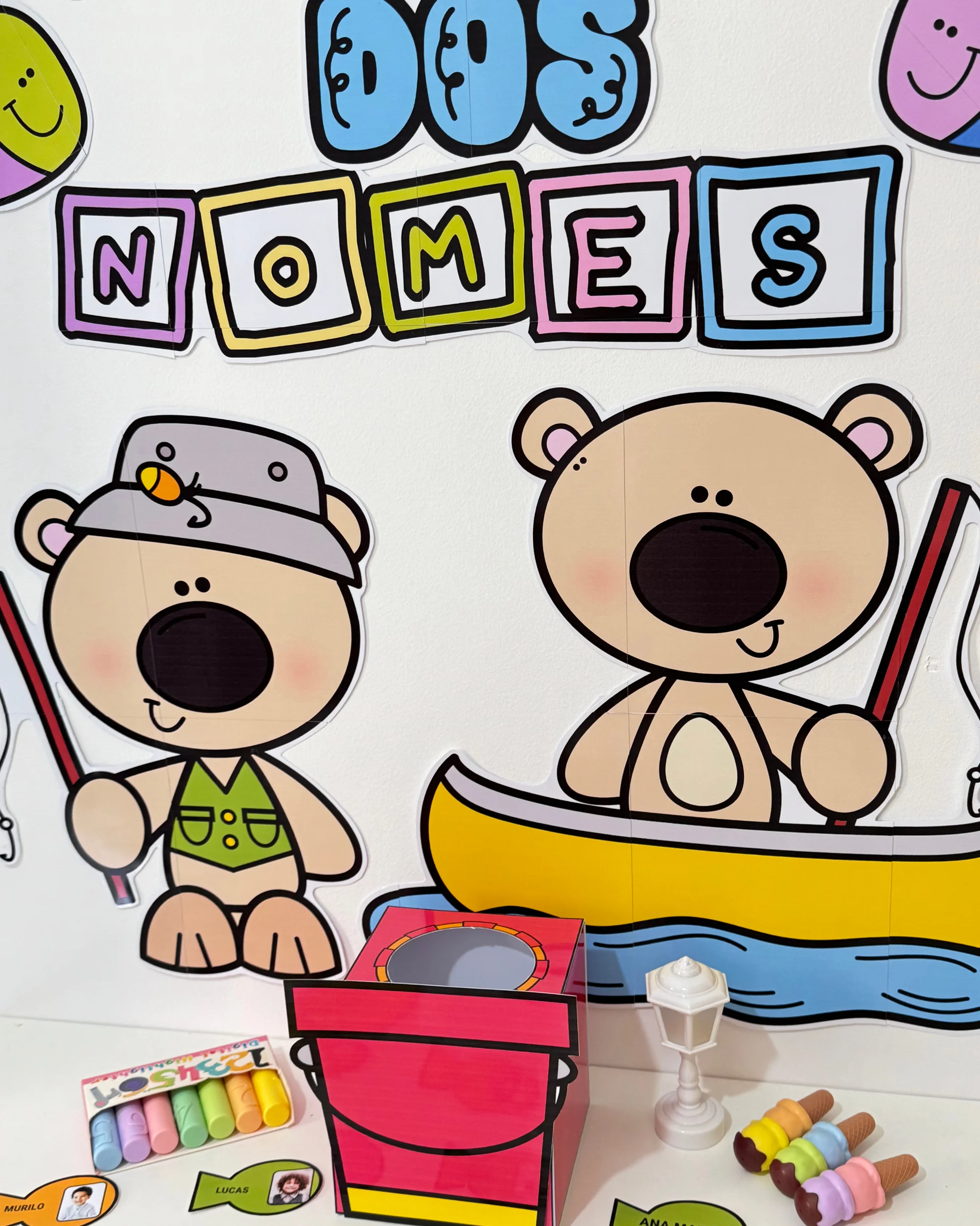 Imagem da galeria 3 de Kit Pescaria dos Nomes para Educação Infantil | Nome Próprio