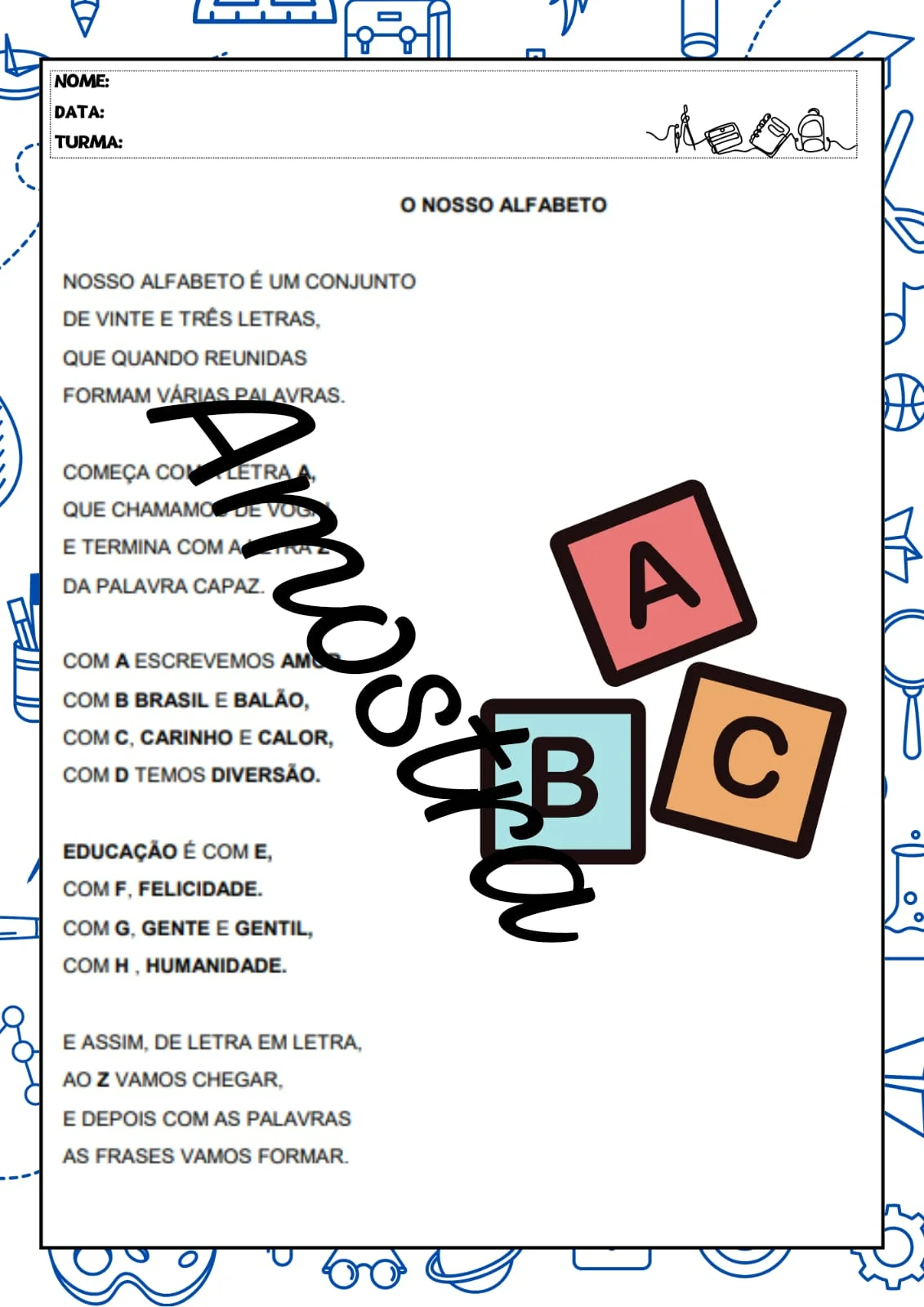 Imagem da galeria 3 de Apostila de atividades eja – PDF para Imprimir | Alfabetização