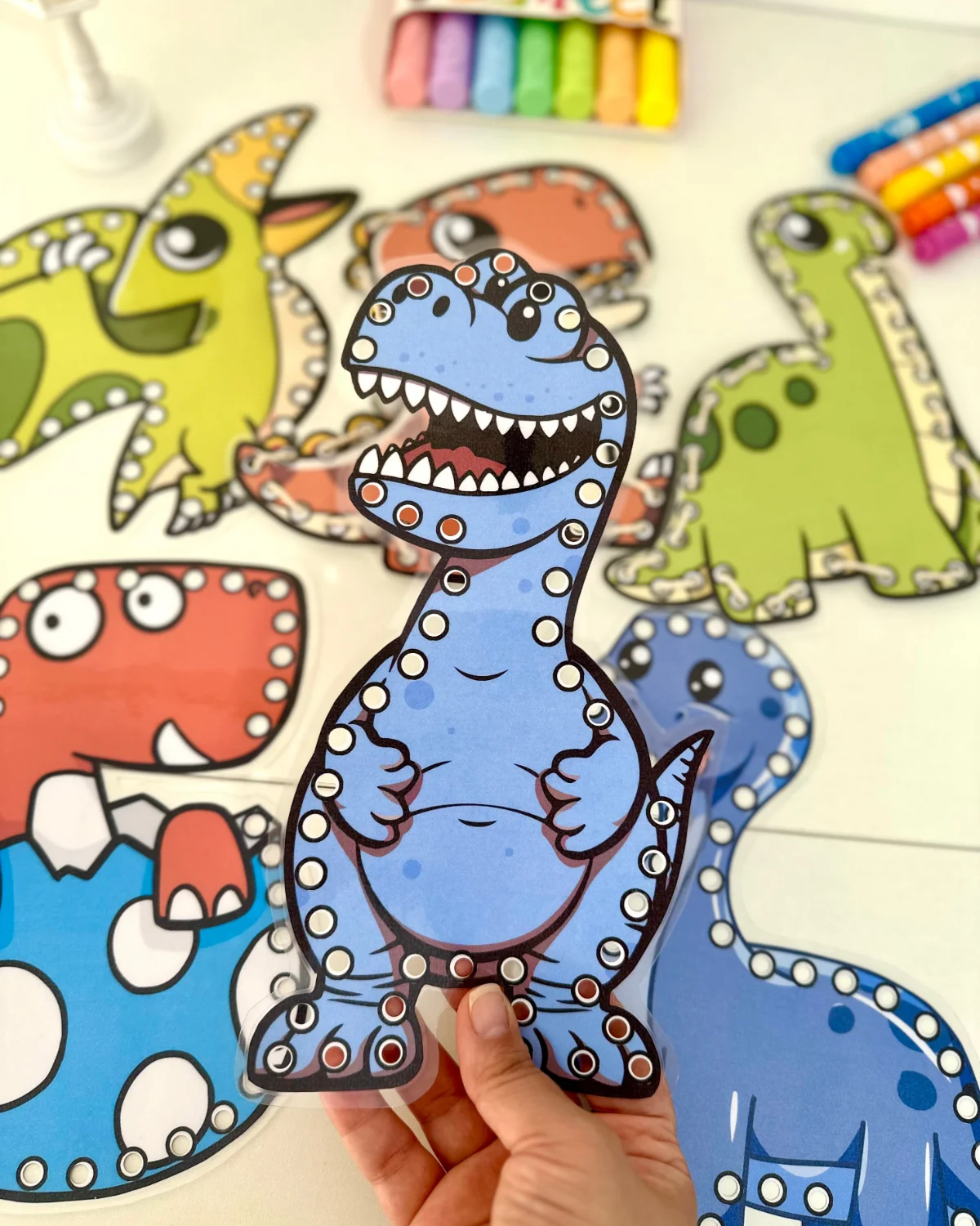 Imagem da galeria 3 de Arquivo Alinhavos Dinossauro – PDF para Imprimir
