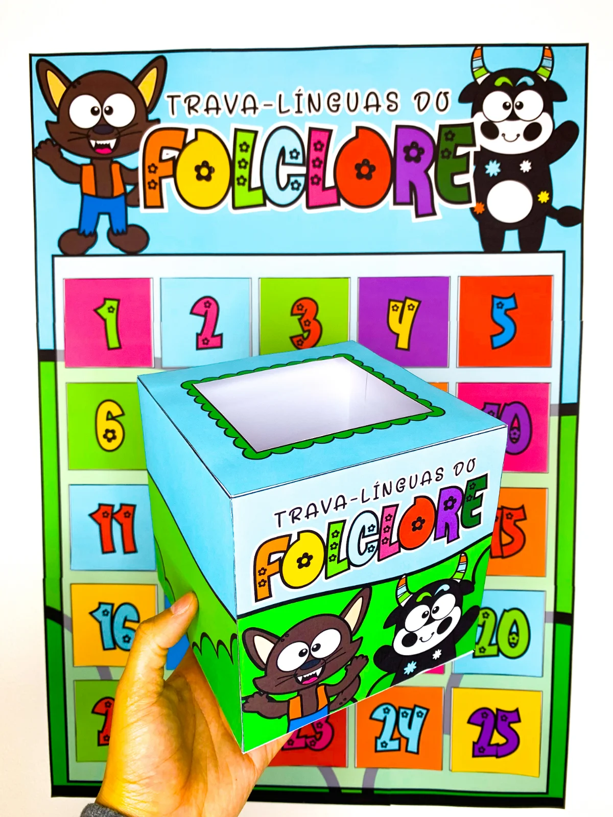 Imagem da galeria 2 de Cartaz Interativo – Trava-Línguas Folclóricos