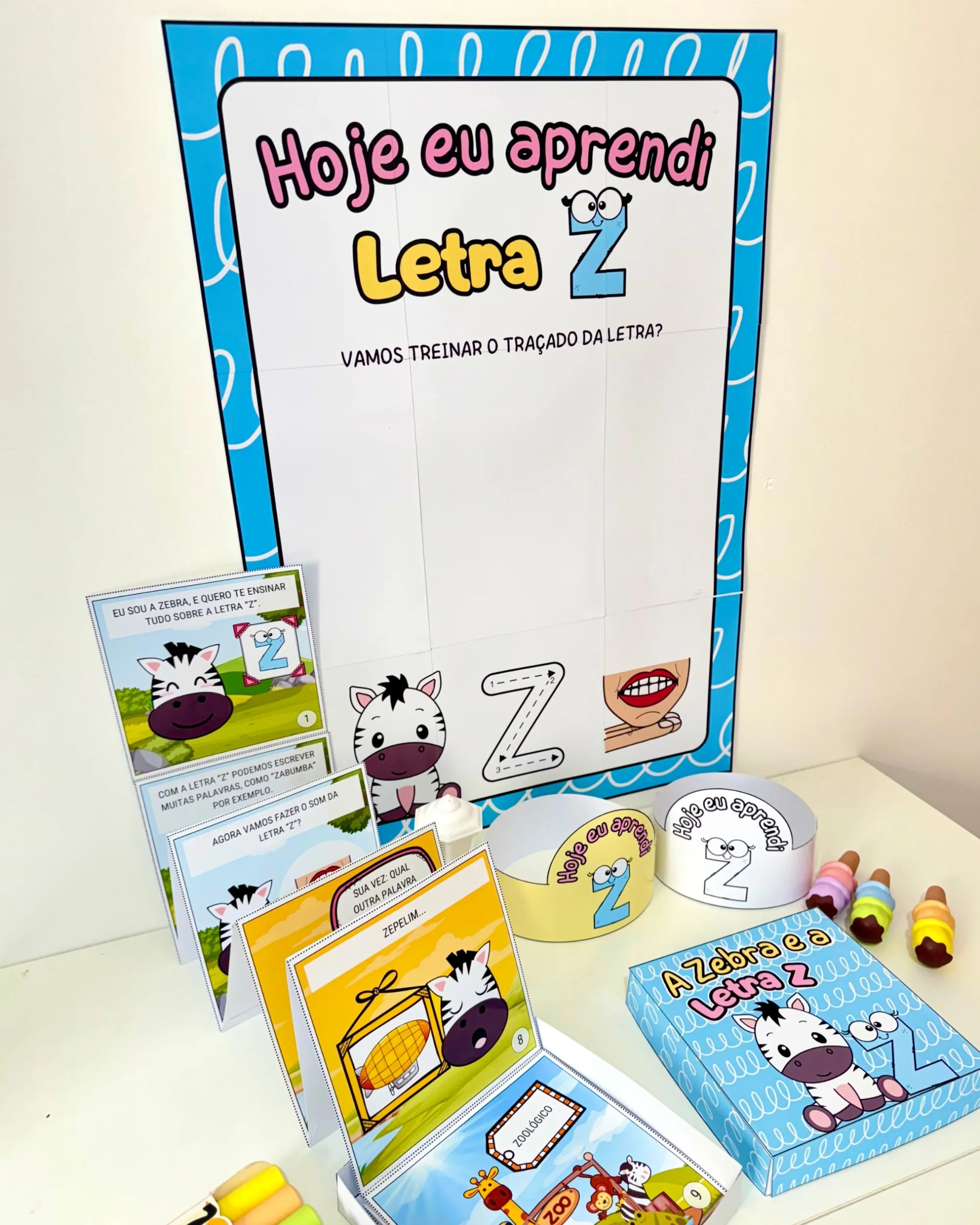 Imagem da galeria 3 de Kit História na Caixa e Cartaz Letra Z – Alfabetização
