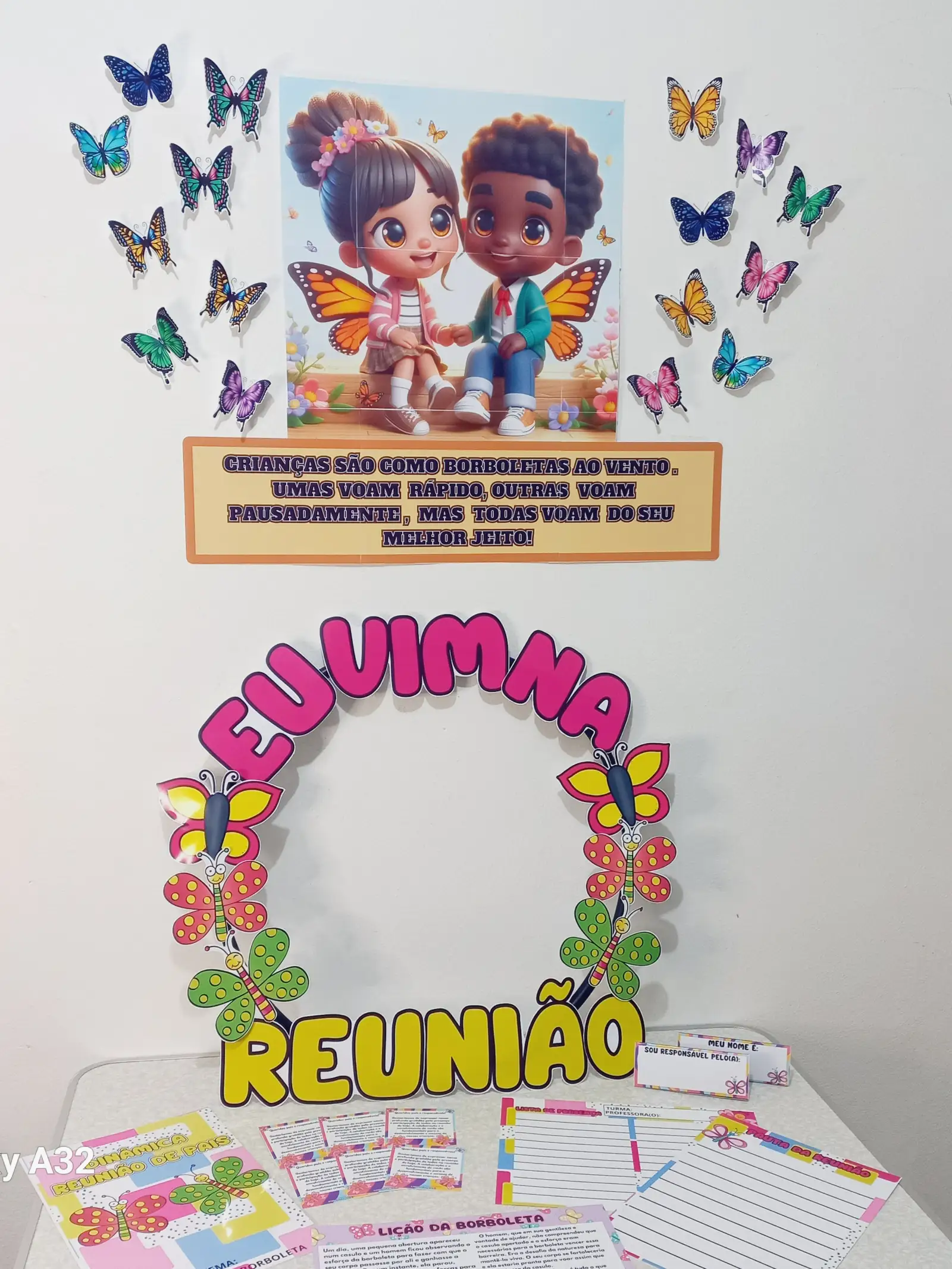 Capa de KIT REUNIÃO – TEMA: A LIÇÃO DE UMA BORBOLETA