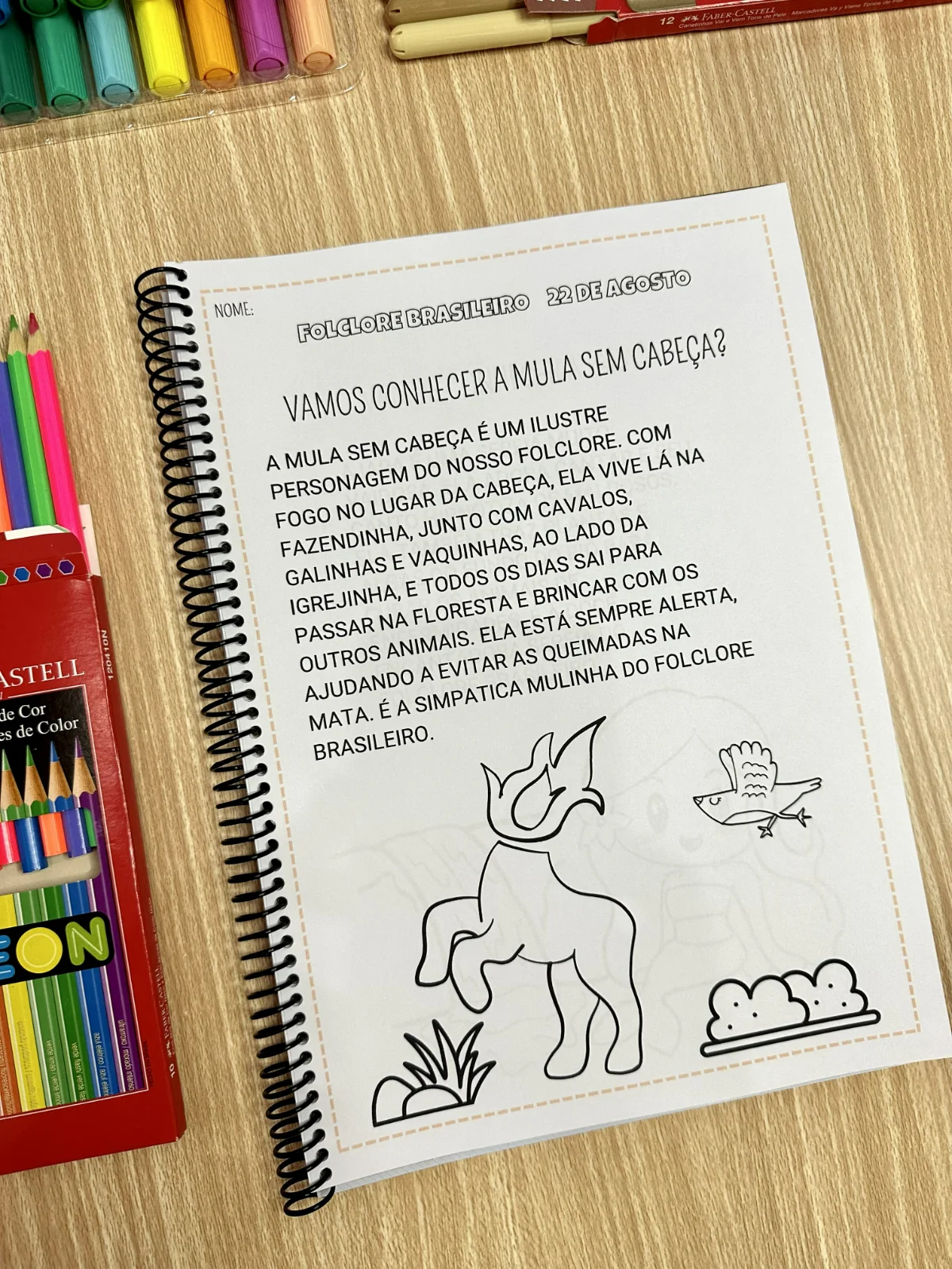 Imagem da galeria 3 de Apostila de atividades – Folclore brasileiro